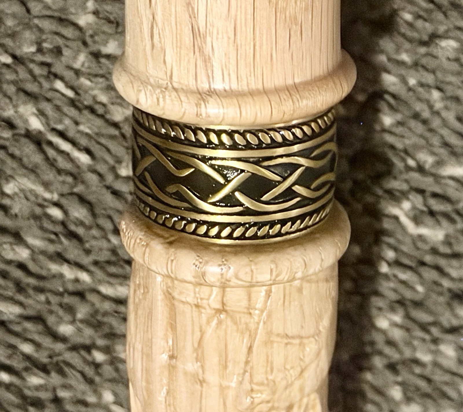 Handmade Astrom Ukranian Goddess Wooden Walking Stick Cane 40″