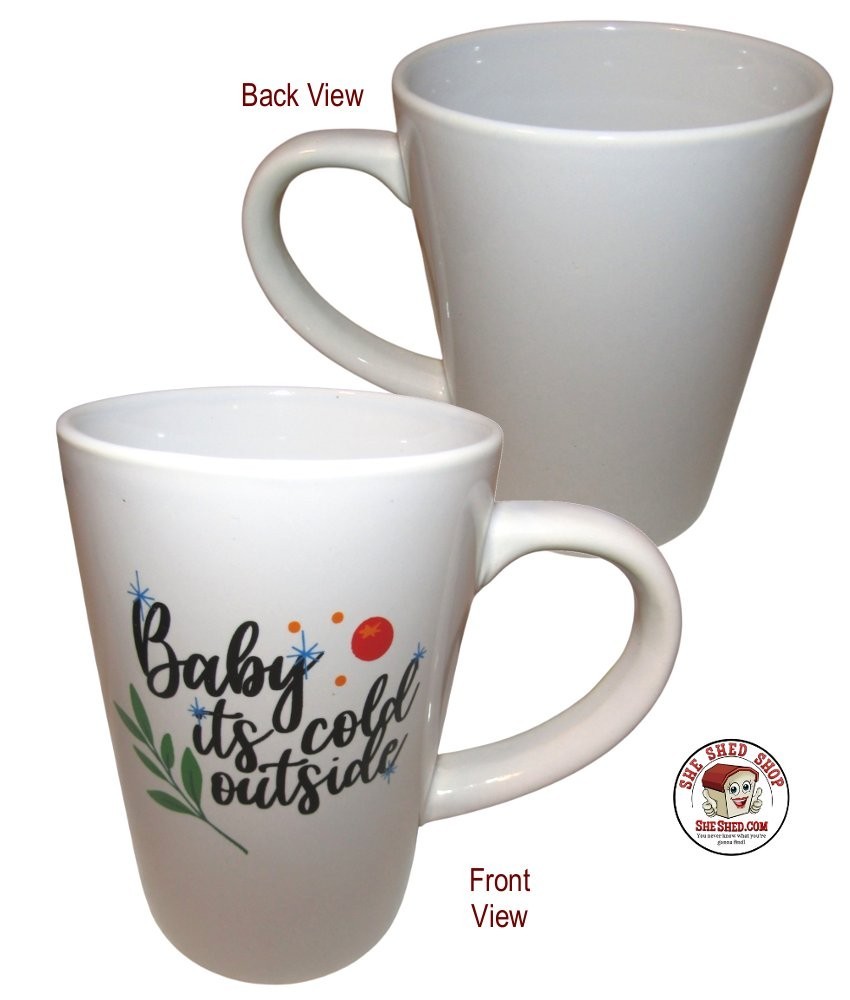 Modern Gourmet Hot Cocoa Baby Its Cold Outside Ceramic Mug New In Box Gift