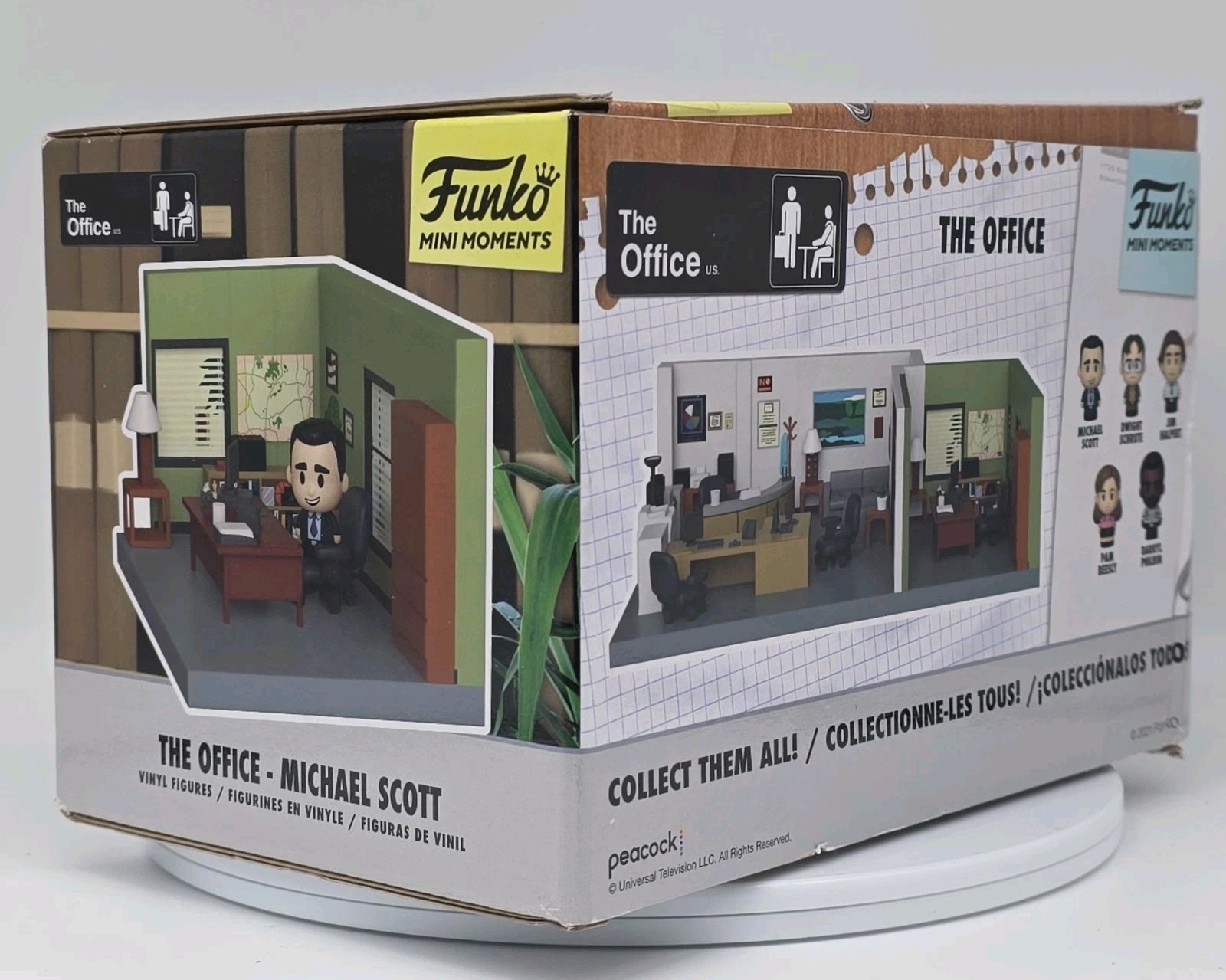 Funko TV Mini Moments The Office MICHAEL SCOTT Vinyl Figure Set BOX DAMAGED