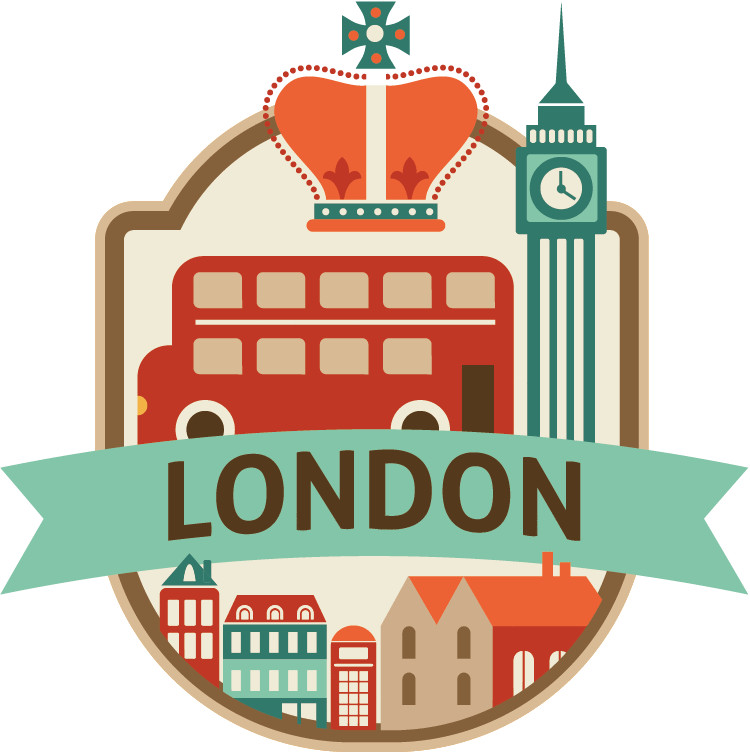 London United Kingdom World City Travel Car Bumper Sticker Decal 5″ x 5″