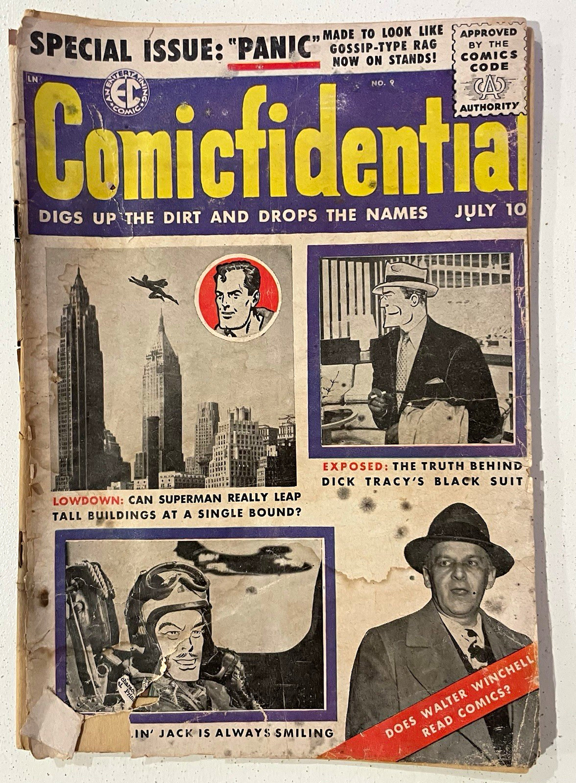 EC Panic #9 Comicfidential July 1955 Golden Age Comic Reader Copy Complete