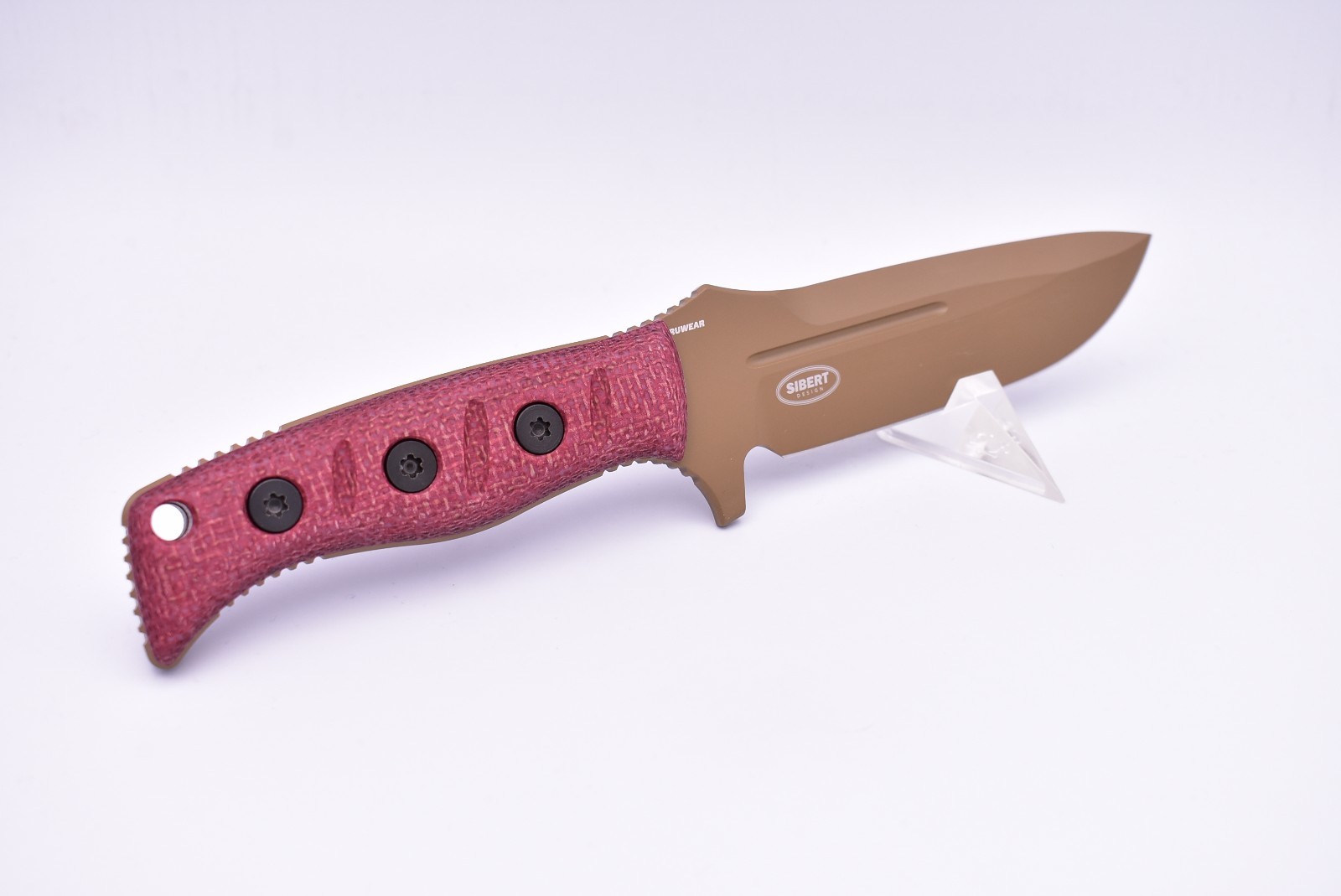 Custom 3D Burlap Micarta Handles for Benchmade Fixed Adamas 375