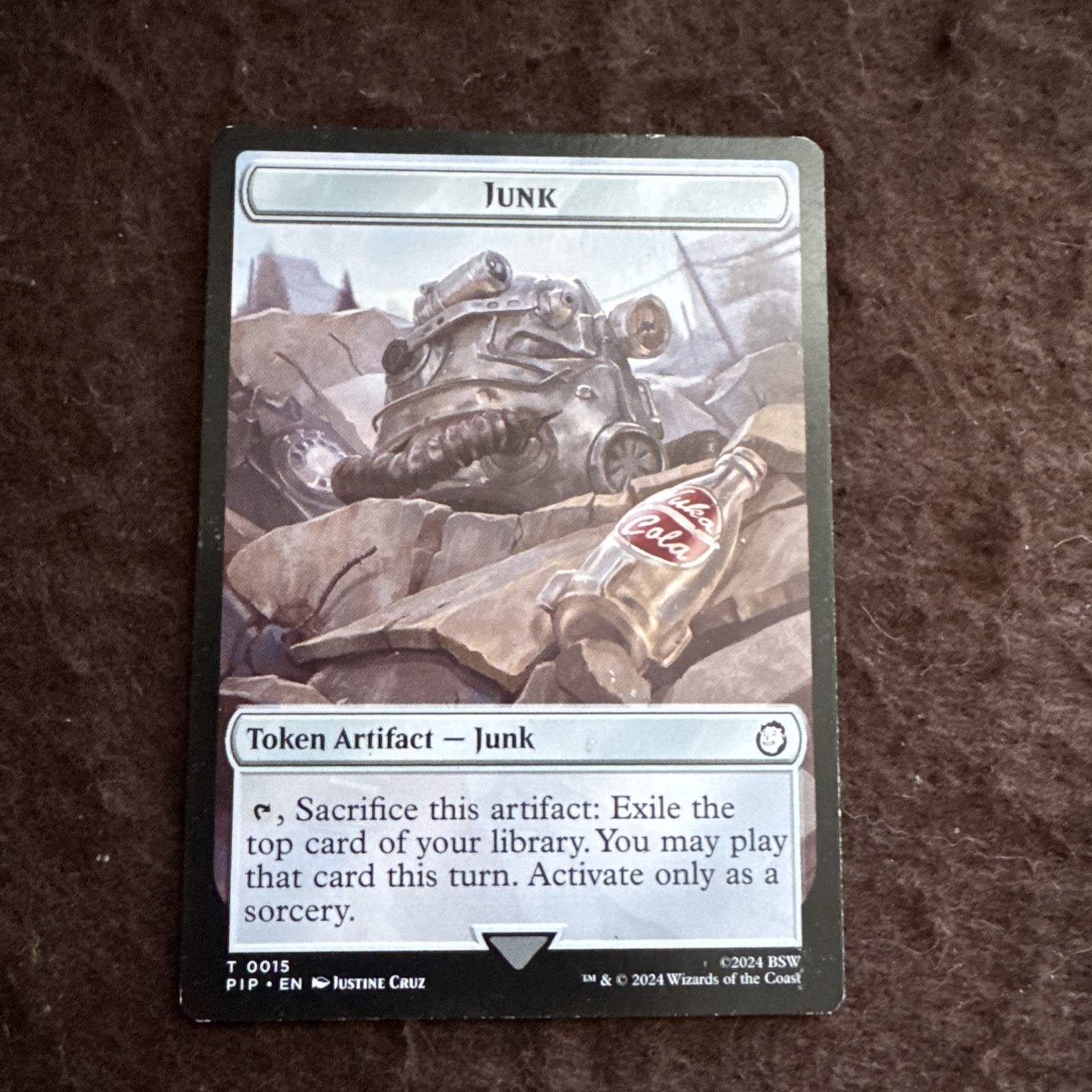 Robot Junk Double-Sided Token #16 15 (NM) Fallout PIP Magic MTG