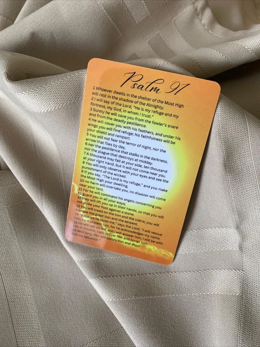 Psalm 91 – The Psalm of Protection (The Soldiers Psalm)