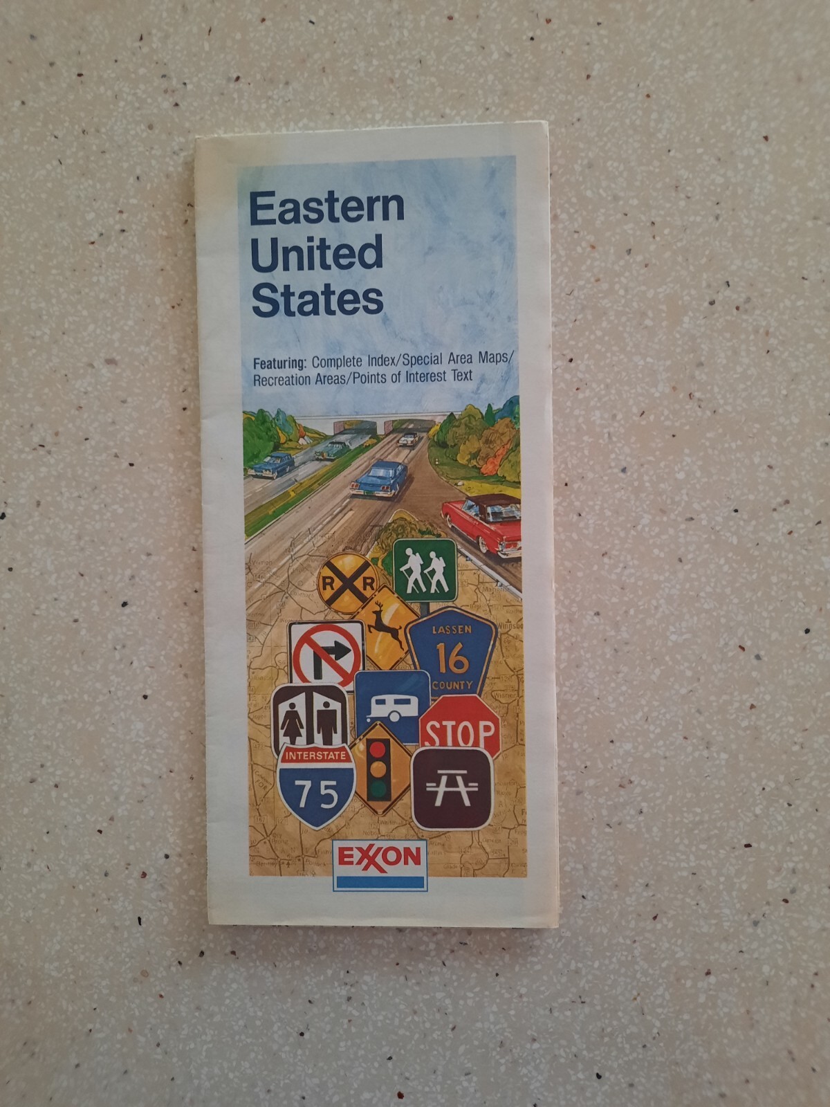 EASTERN UNITED STATES MAP (EXXON TRAVEL CLUB) – NEW EXCELLENT CONDITION