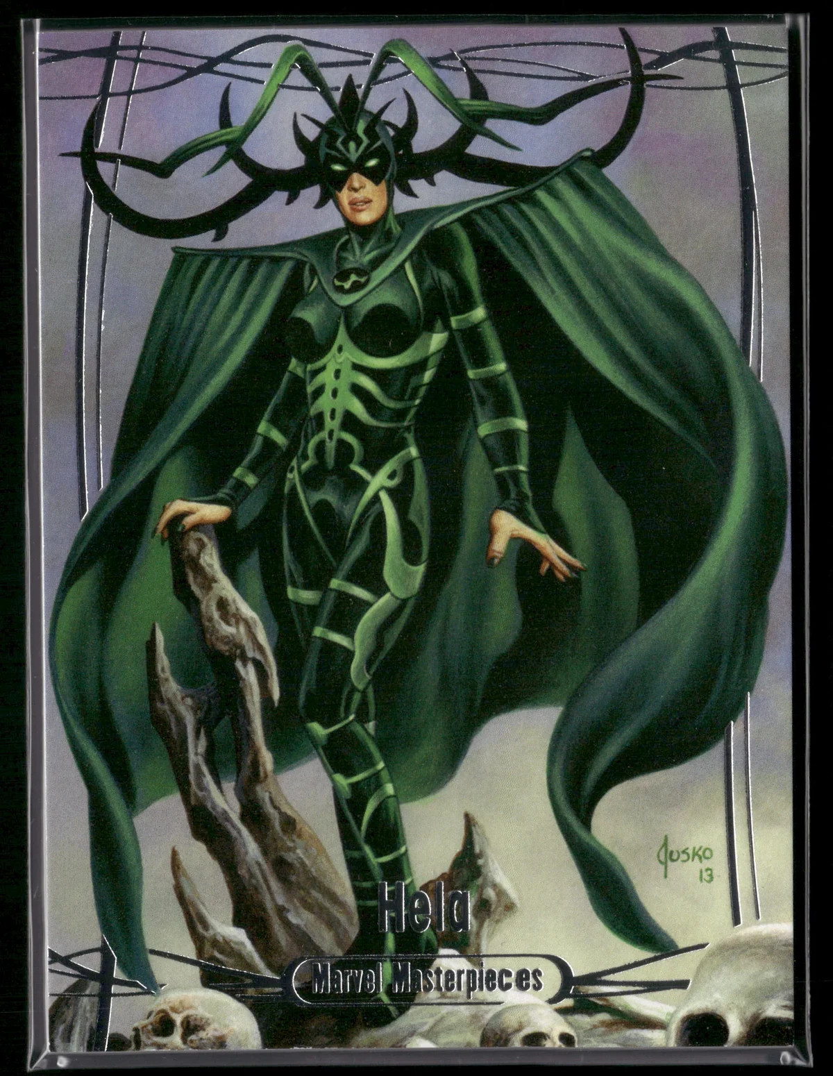 2015 Upper Deck Marvel Masterpieces Hela #7 Serial Numbered