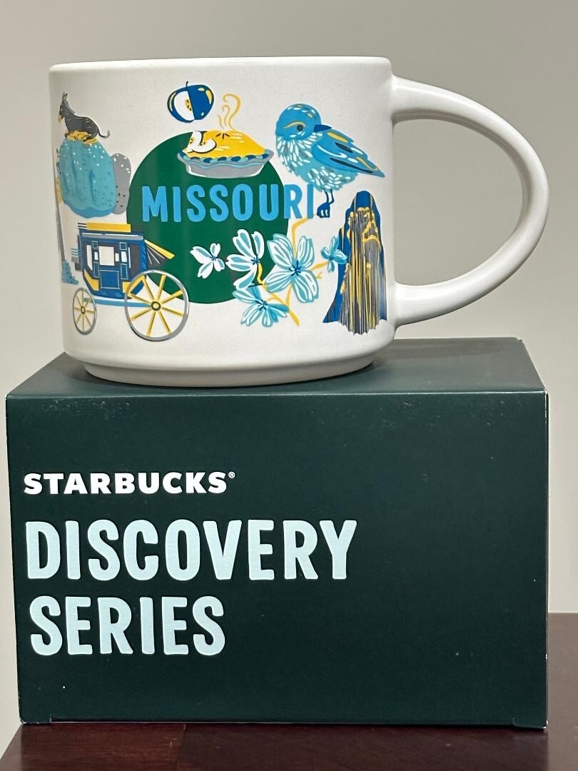 Starbucks Missouri Discovery Series Ceramic Coffee Mug Cup NIB