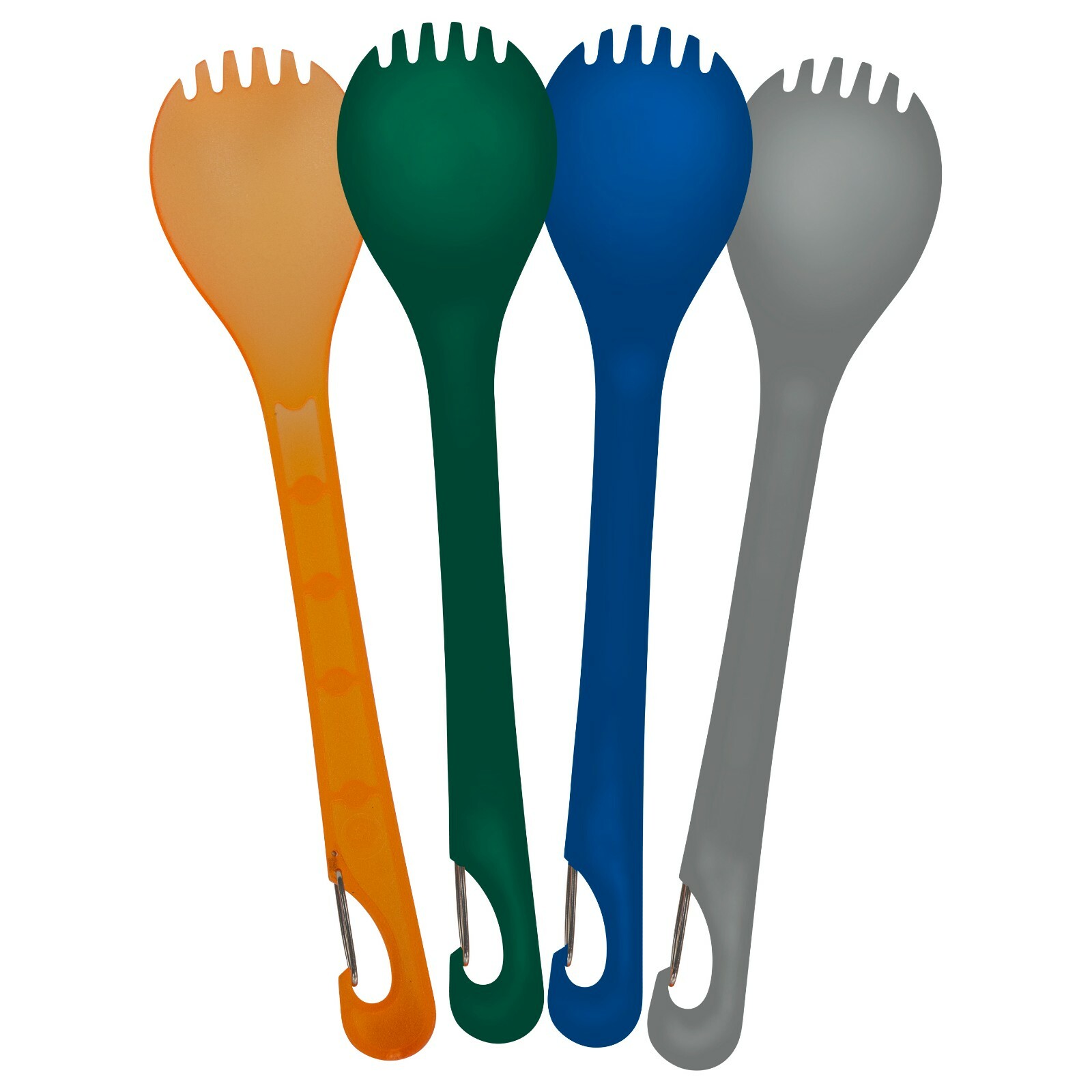Ultimate Survival Technologies KLIPP Multi Color Sporks 4 Pck Camp Card 20-12408