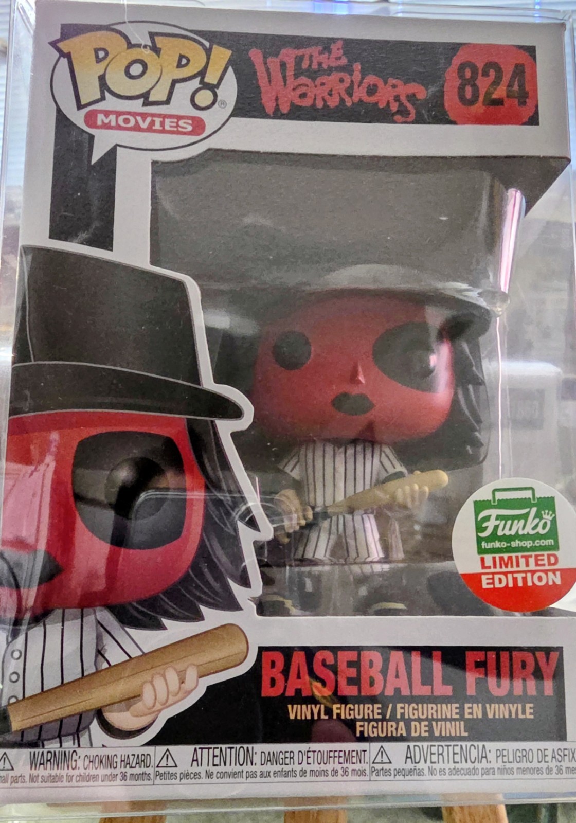 Funko Pop! Movies The WARRIORS Baseball Fury #824 Funko Limited Edition