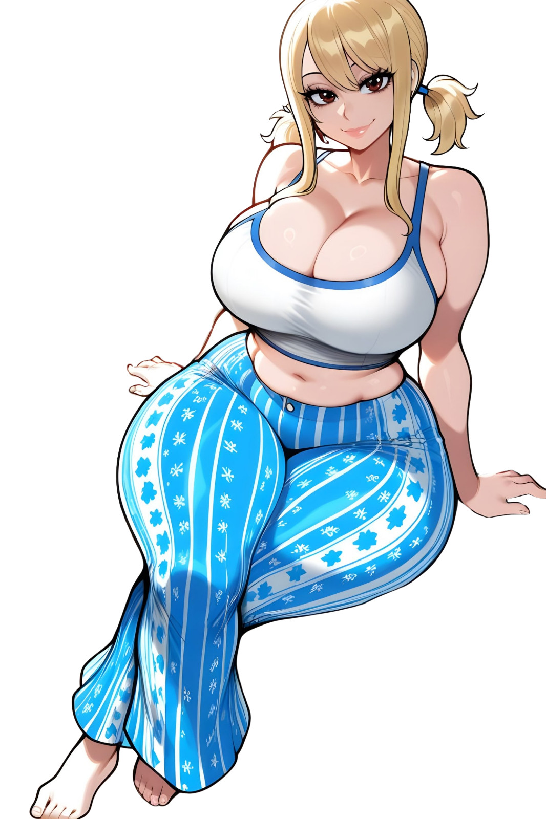 Fairy Tail Lucy Heartfilia #2 Waifu Water-Resistant Anime Sticker 4.5″ Sticker