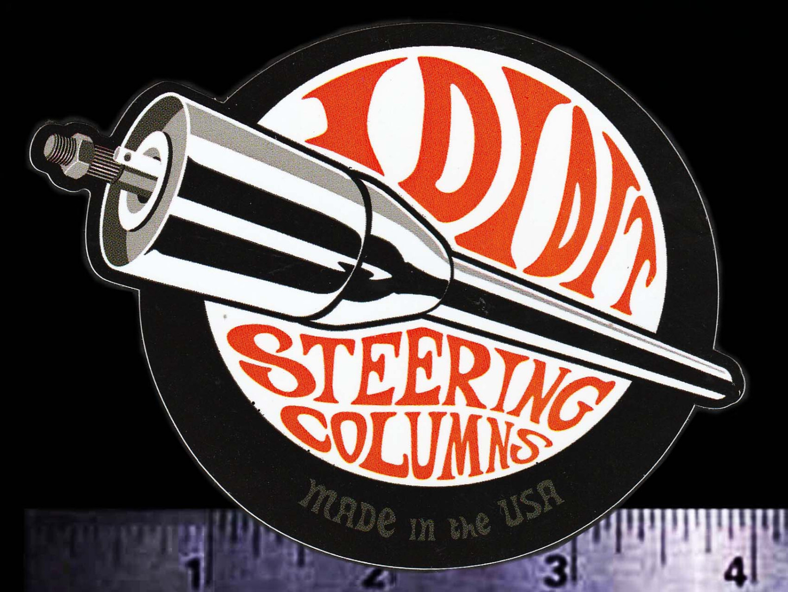 IDIDIT Steering Columns – Made in the U.S.A. – Original Racing Decal/Sticker