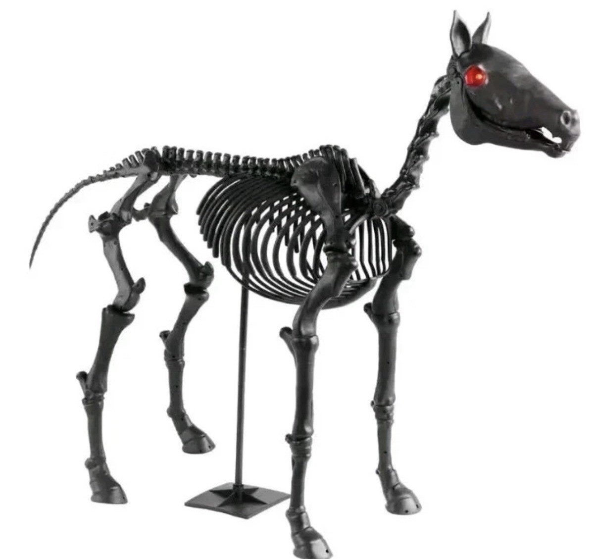New 5.5 ft Grave & Bones LED Skeleton Pony – Halloween HD Home Accents Holiday
