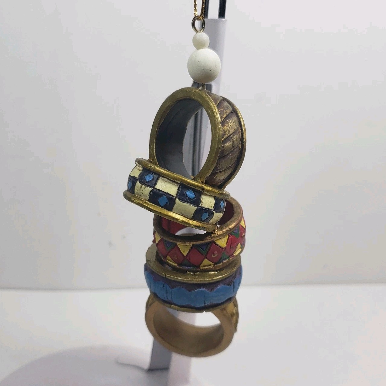 Kirkland Costco “12 Days of Christmas” 5 Gold Rings Christmas Ornament