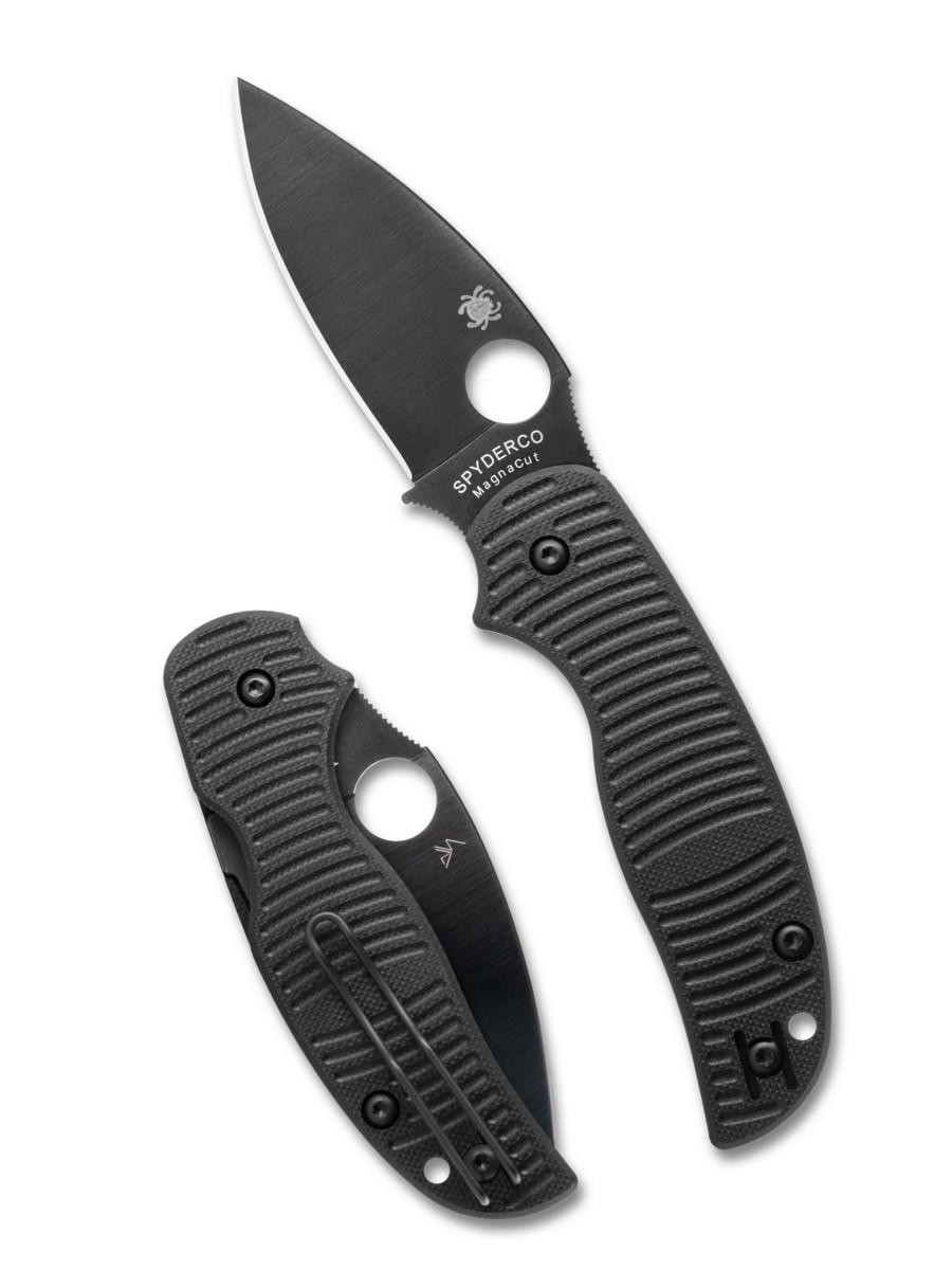 Spyderco Knives Sage 5 Salt C123GPBKMCBK Black G-10 MagnaCut Knife