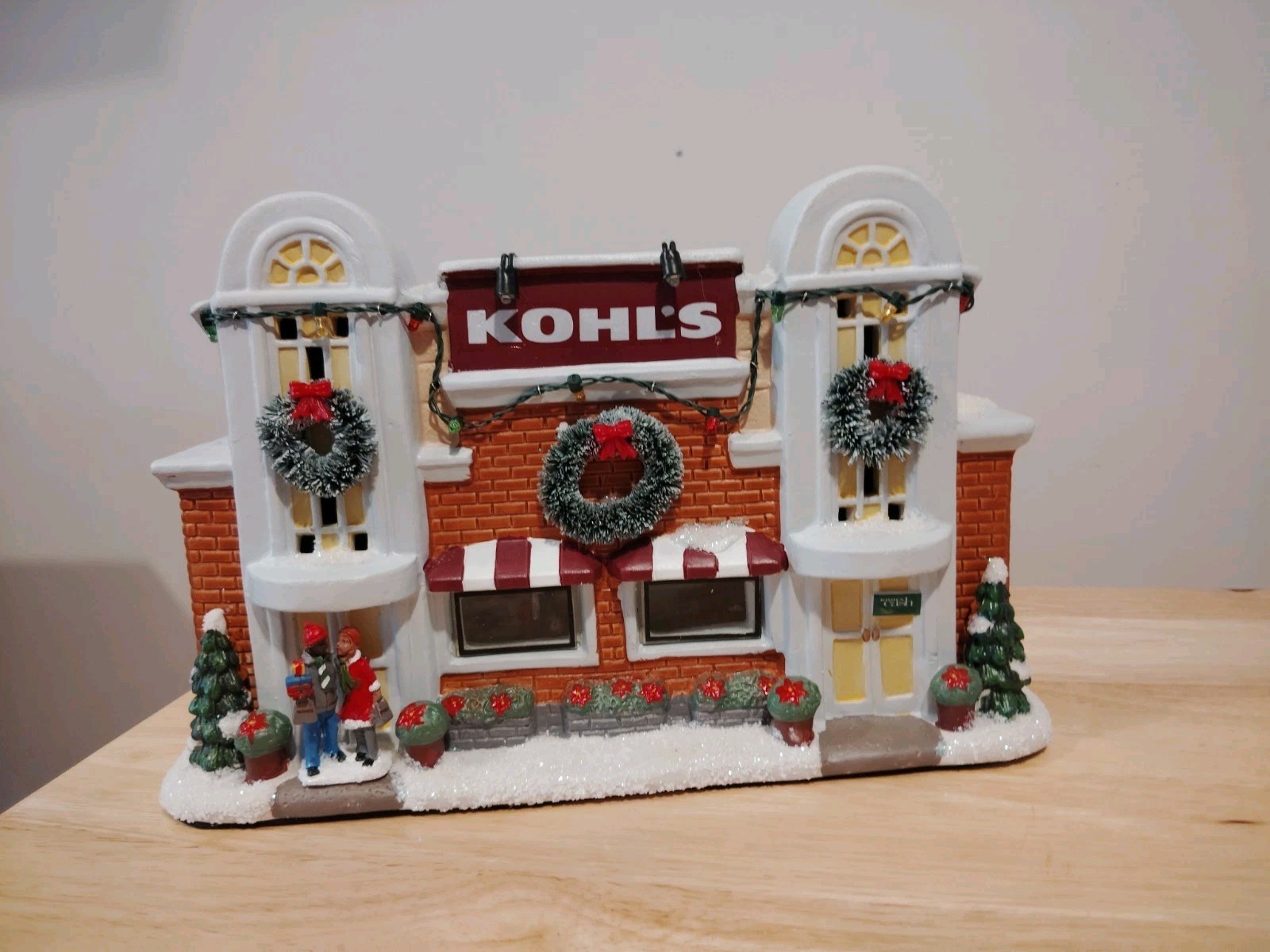 St. Nicholas Square Kohl’s Store Ceramic Christmas Village Building 2025