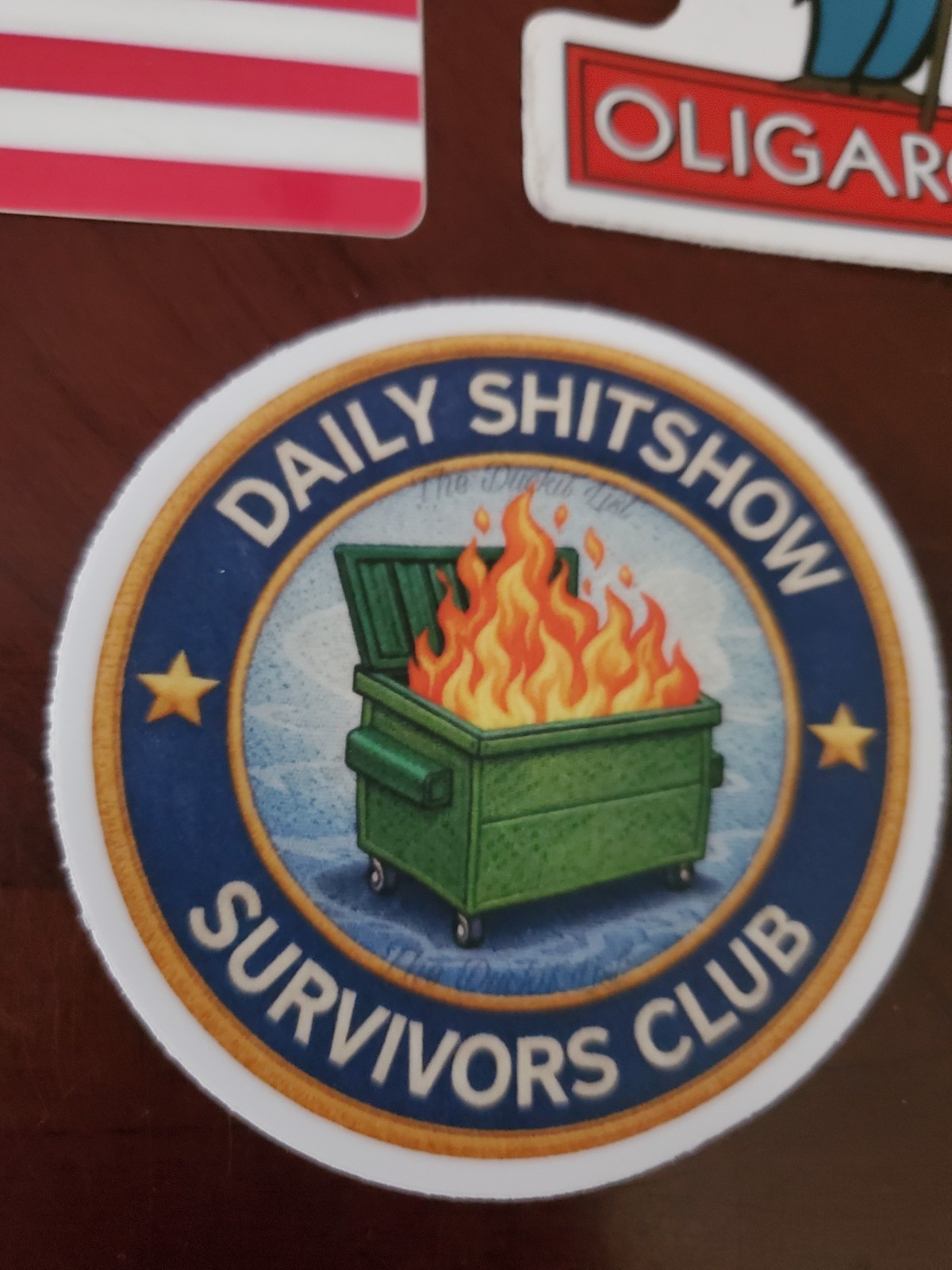 OLIGARCHY STICKERS (7) VARIETY PACK 1984 Government Hates You