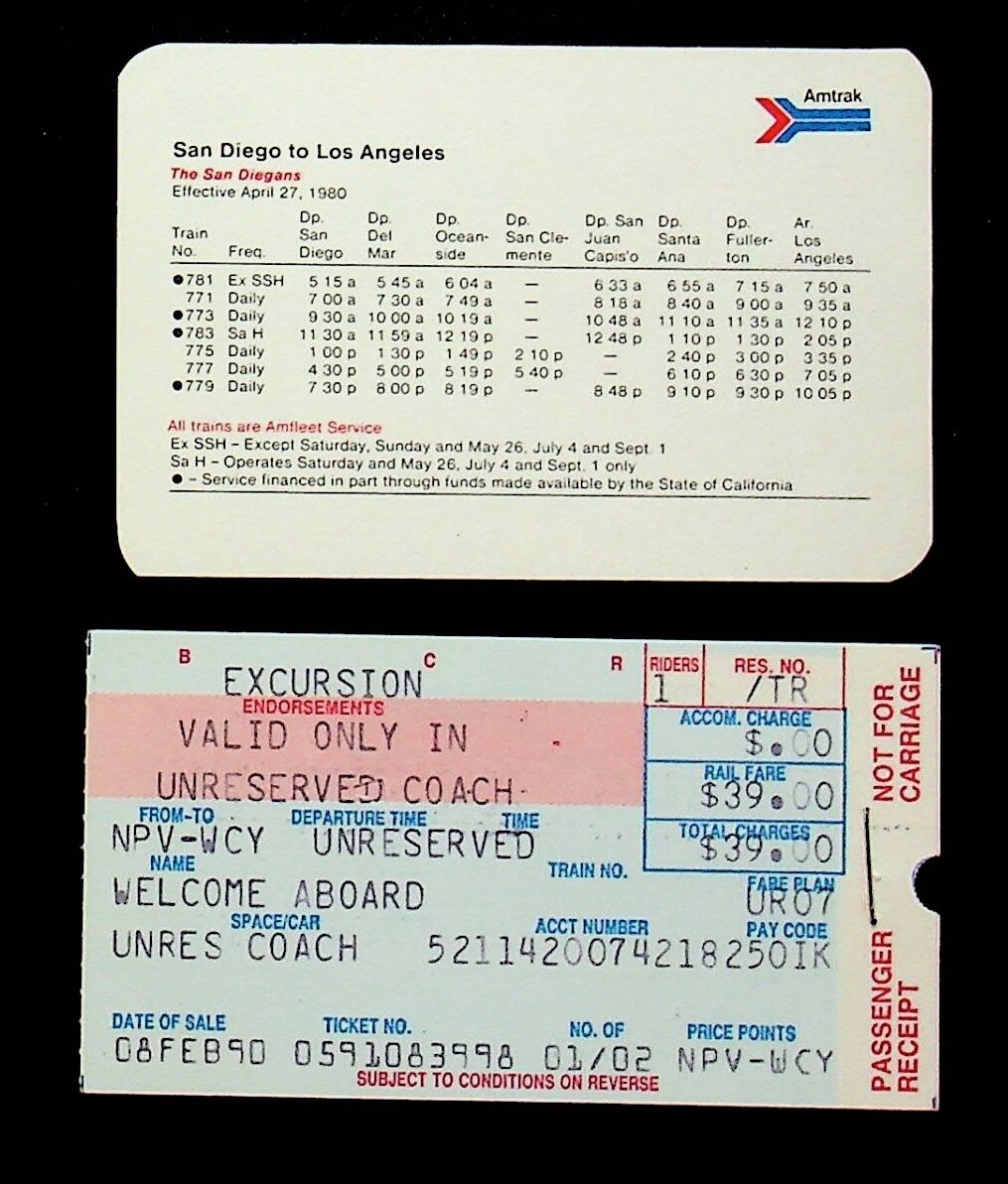 AMTRAK RAILROAD LARGE PAPER LOT – E16-C