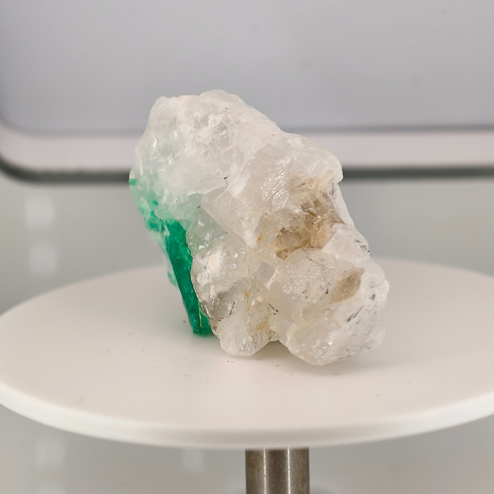 VERY CLEAR NATURAL EMERALD CRYSTAL ON MATRIX FROM MUZO – COLOMBIA 11.3 grams