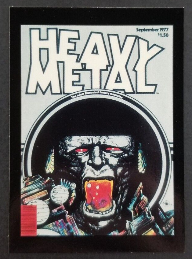 Heavy Metal 1991 Fantasy Horror Sci-Fi Comic Images Card #6 (NM)