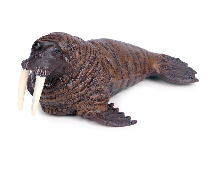 12.5cm Mini Ocean Walrus PVC Toy Fish Sea Animal Figure Kids Gift