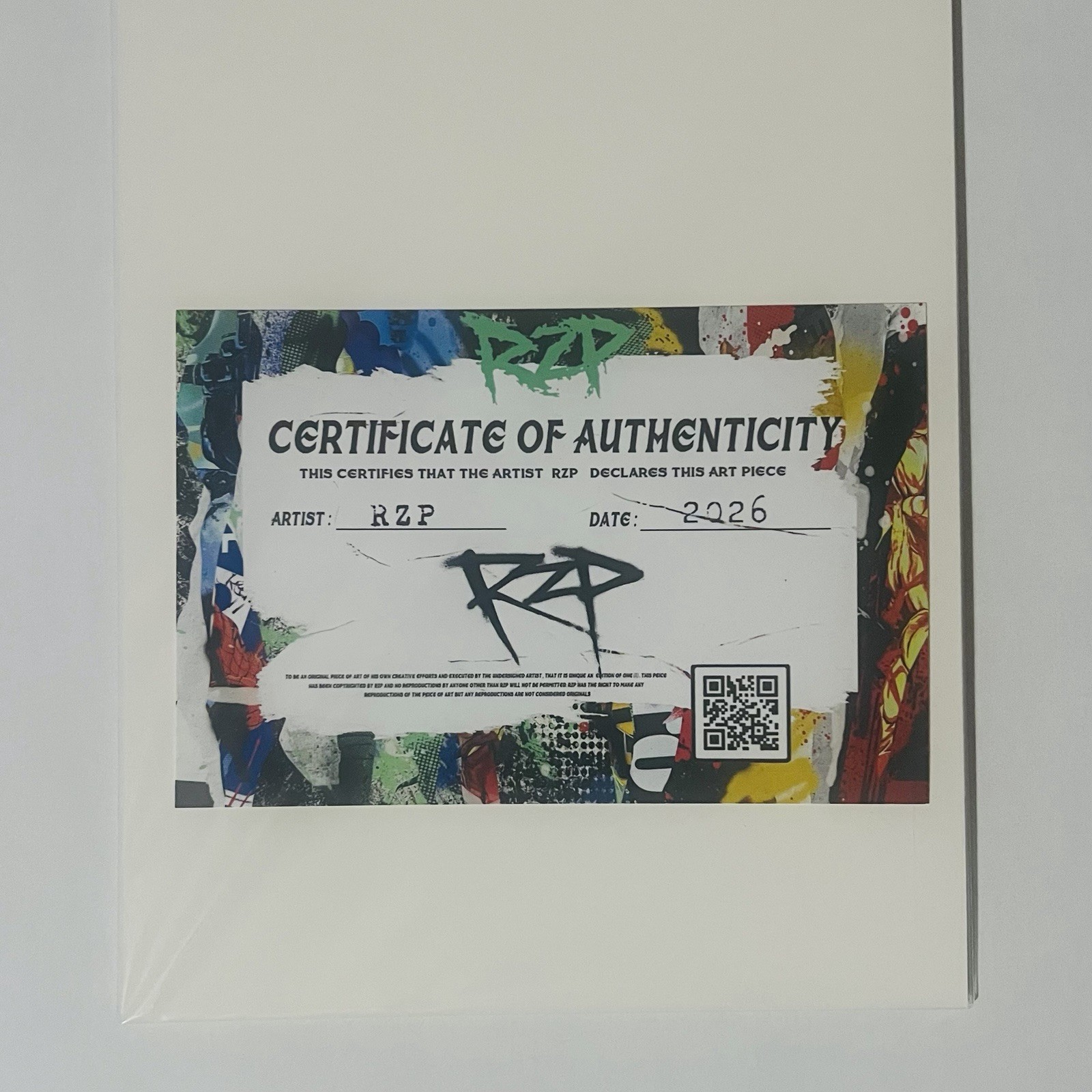 Poyson and Pane, Absolute Bane Cover by RZP, Ltd 28/50, Sketch Sig by RZP w/ COA