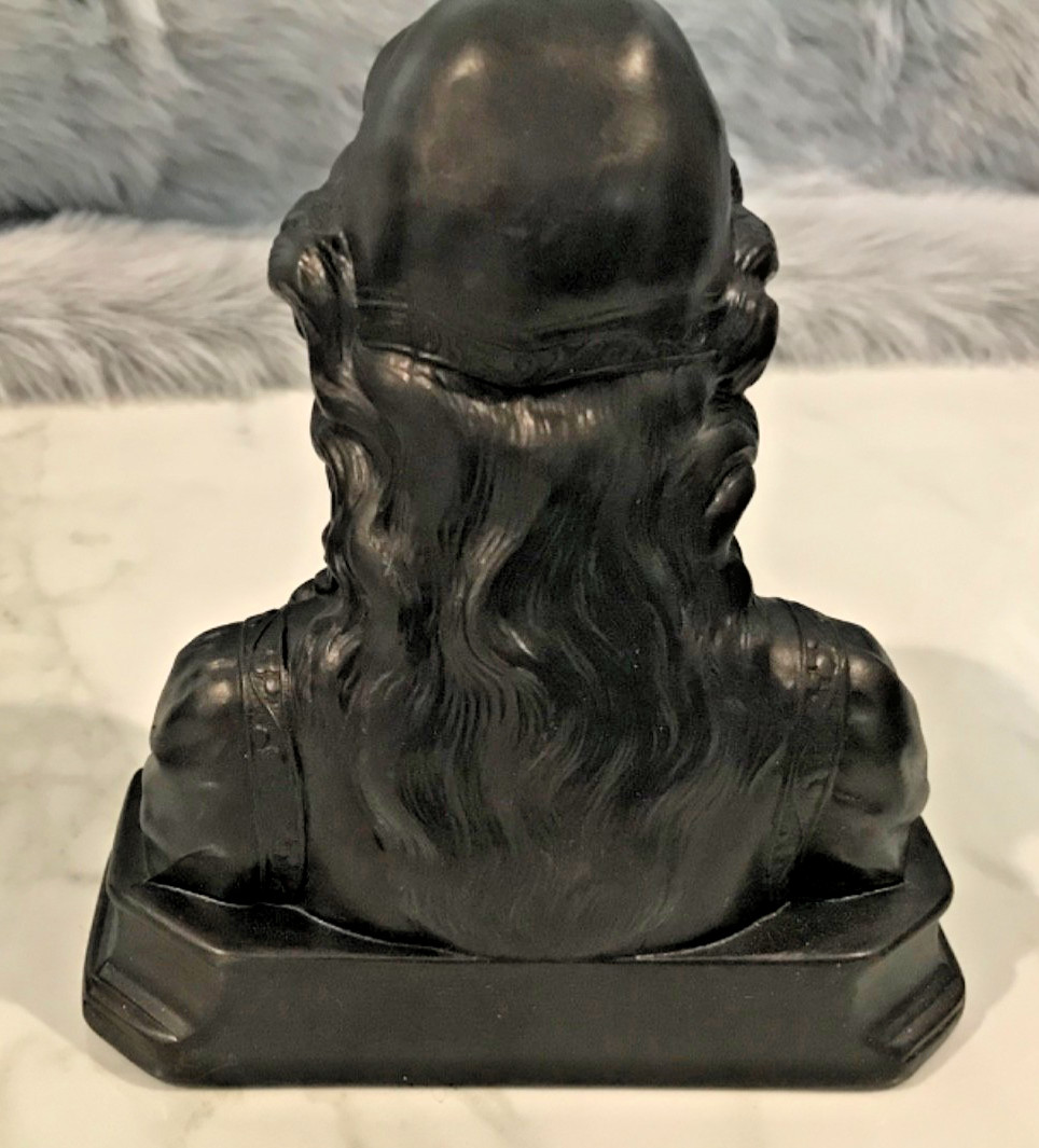 Dante and Beatrice Bookend Pair Bronze 3 lbs 10 3/8 oz