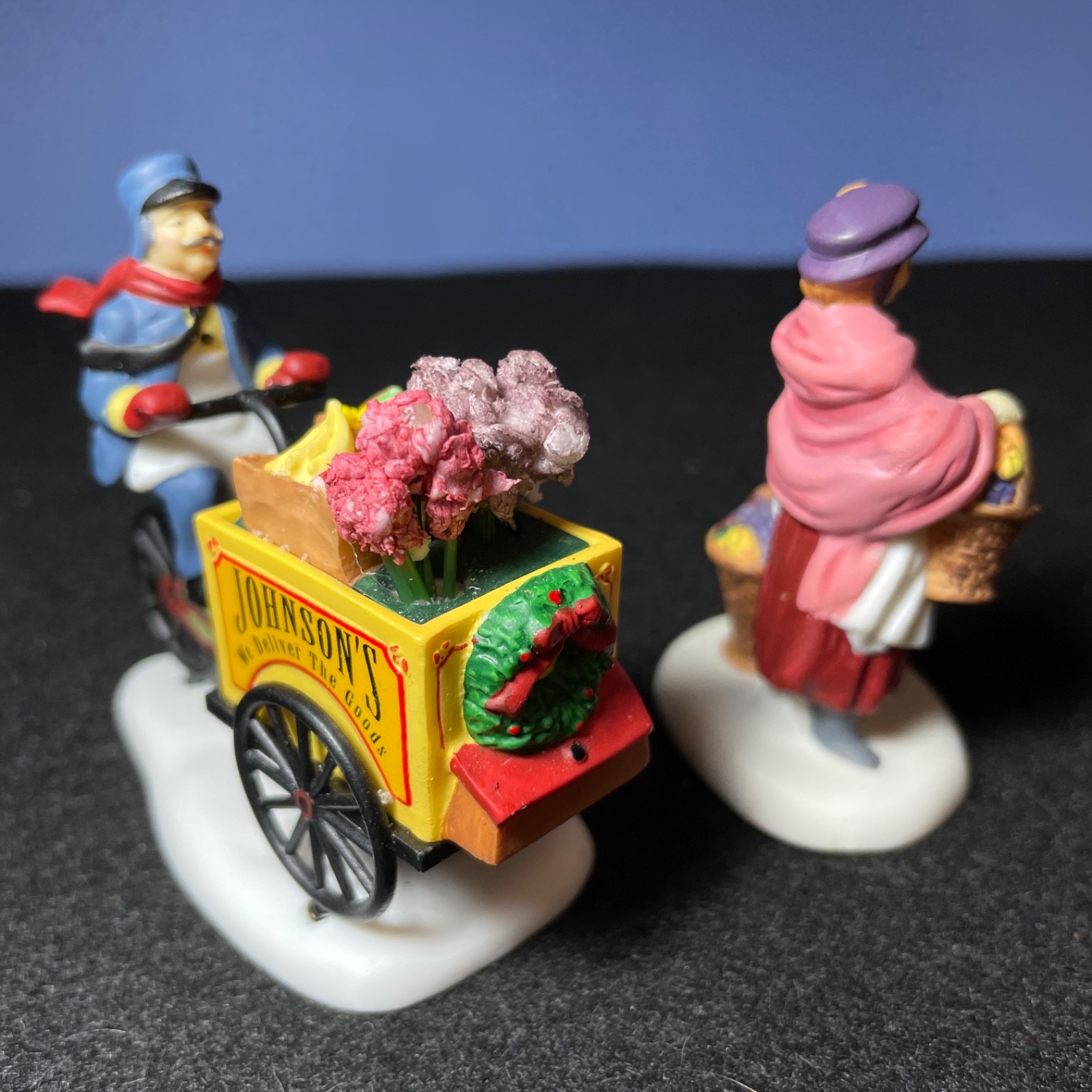 Dept 56 Replacement Pieces Flower Vendors Lot of 2