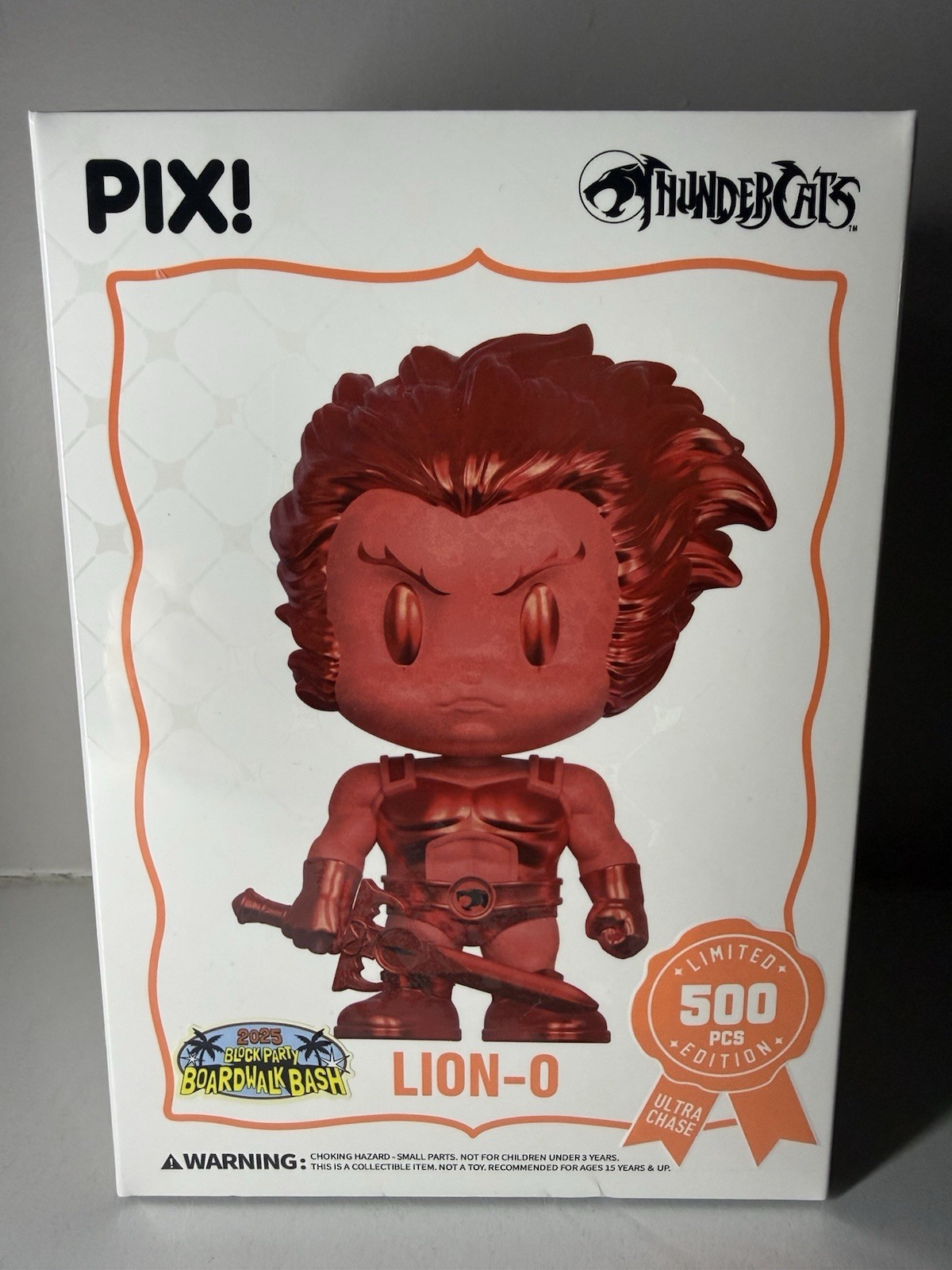 SDCC 2025 Thrilljoy THUNDERCATS LION-O Boardwalk Bash Exclusive SEALED LE 500