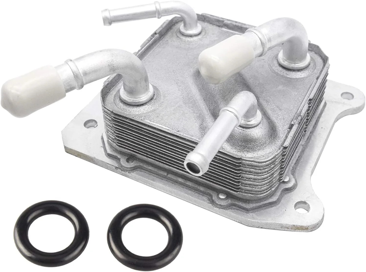 Engine CVT Transmission Oil Cooler with O-rings Compatible with 2013-2019 Nissan