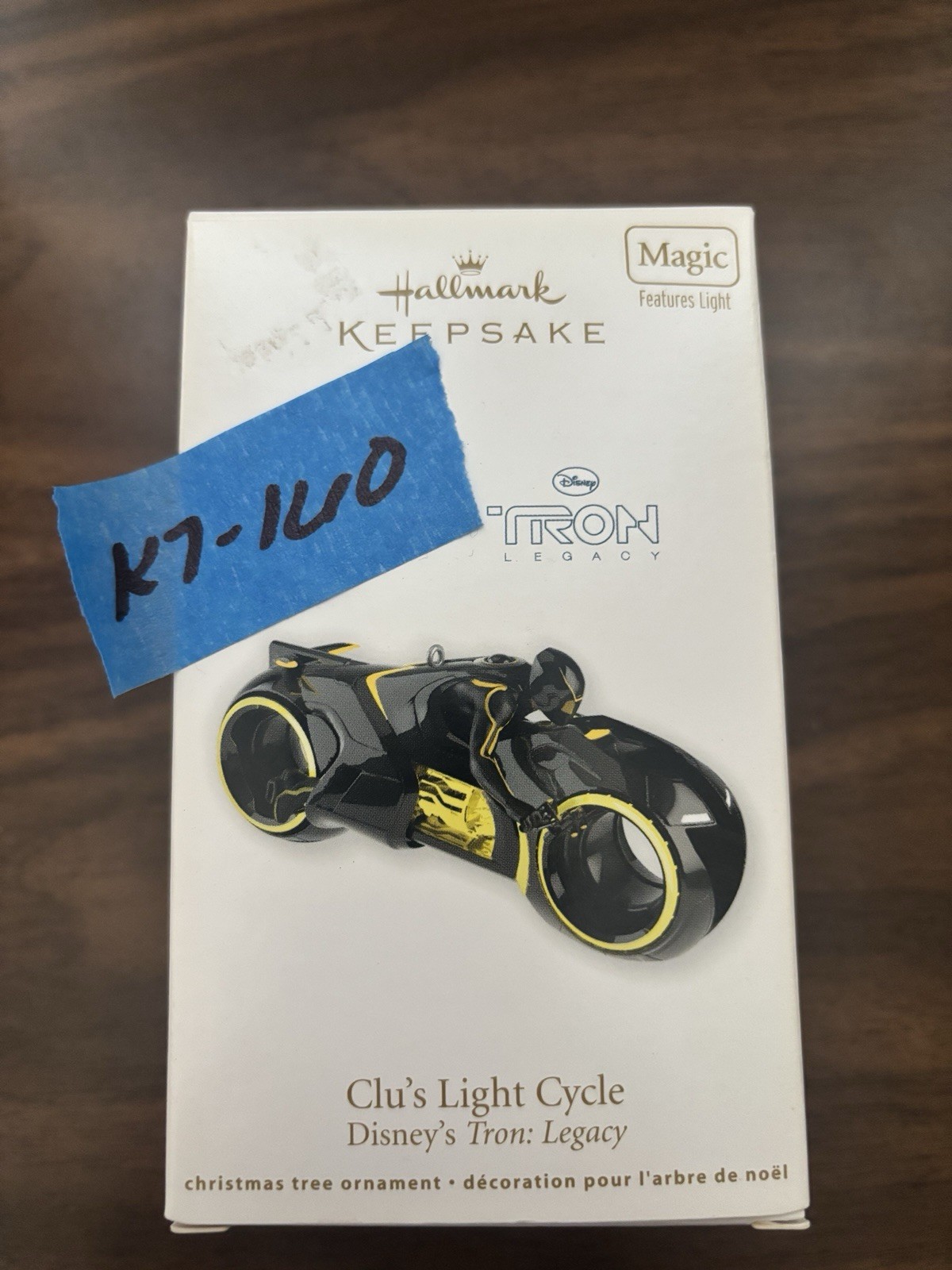 Hallmark Keepsake Tron Legacy Clu Light Cycle Magic Light Ornament QXD1067 2011