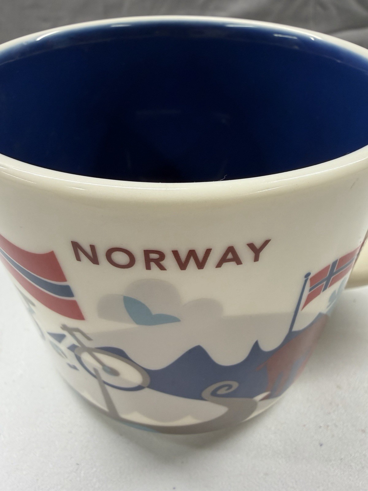Starbucks Norway You Are Here Series Collection 14oz Coffee Tea Mug Cup YAH
