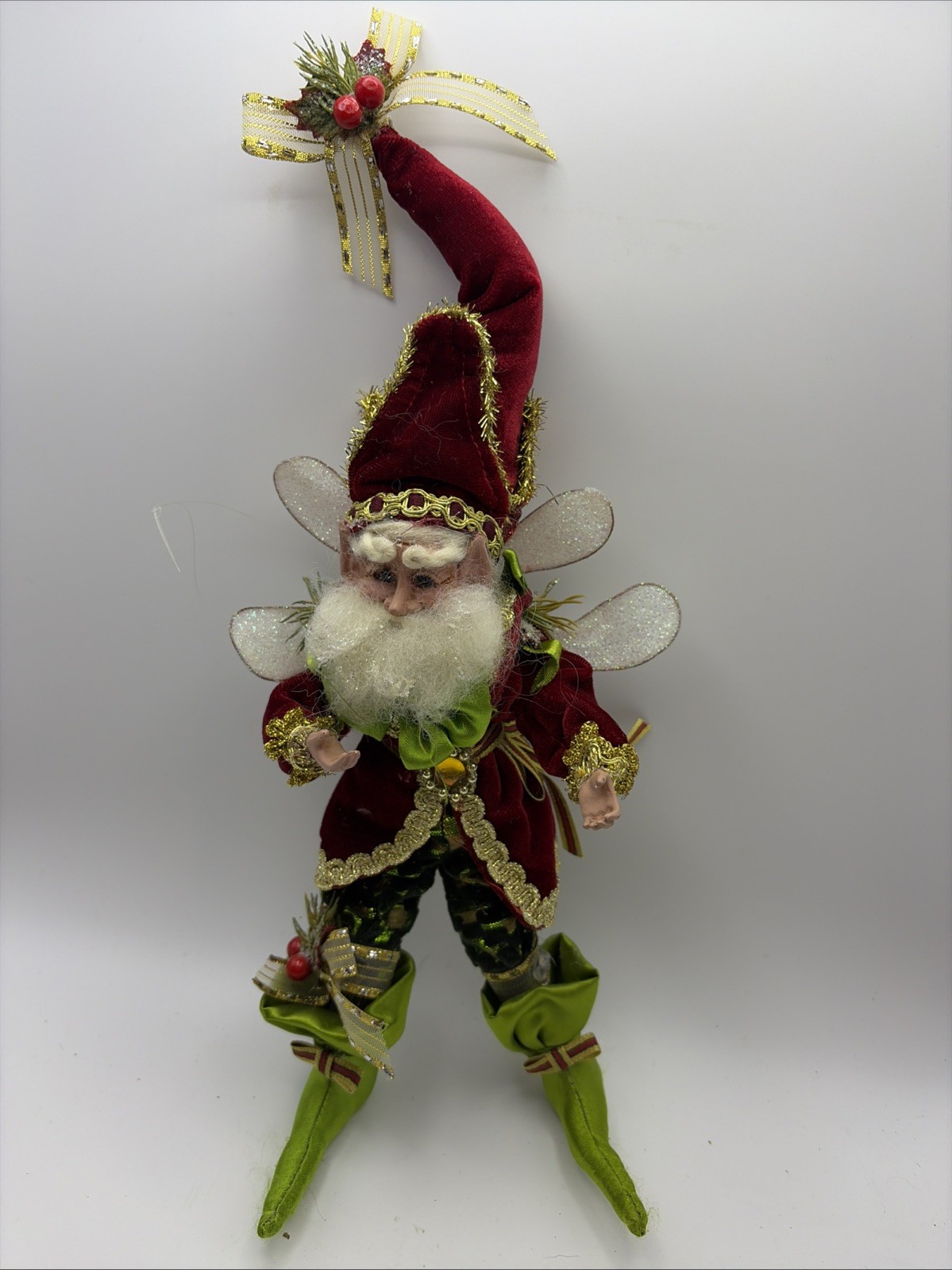 Mark Roberts Christmas Splendor Fairy 9” Small Christmas Ornament Winged