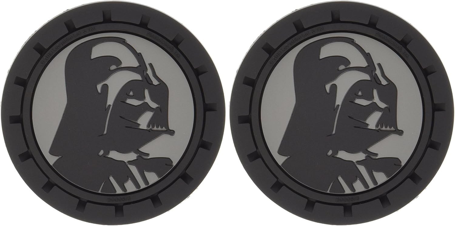 Star Wars Darth Vader Auto Coasters 2-Pack – Stylish Cup Holders for Cars