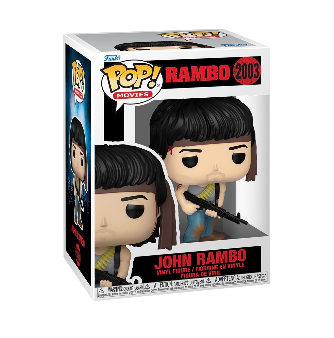 FUNKO POP! MOVIES: RAMBO – JOHN RAMBO #2003 VINYL FIGURE + PROTECTOR + FREE SHIP