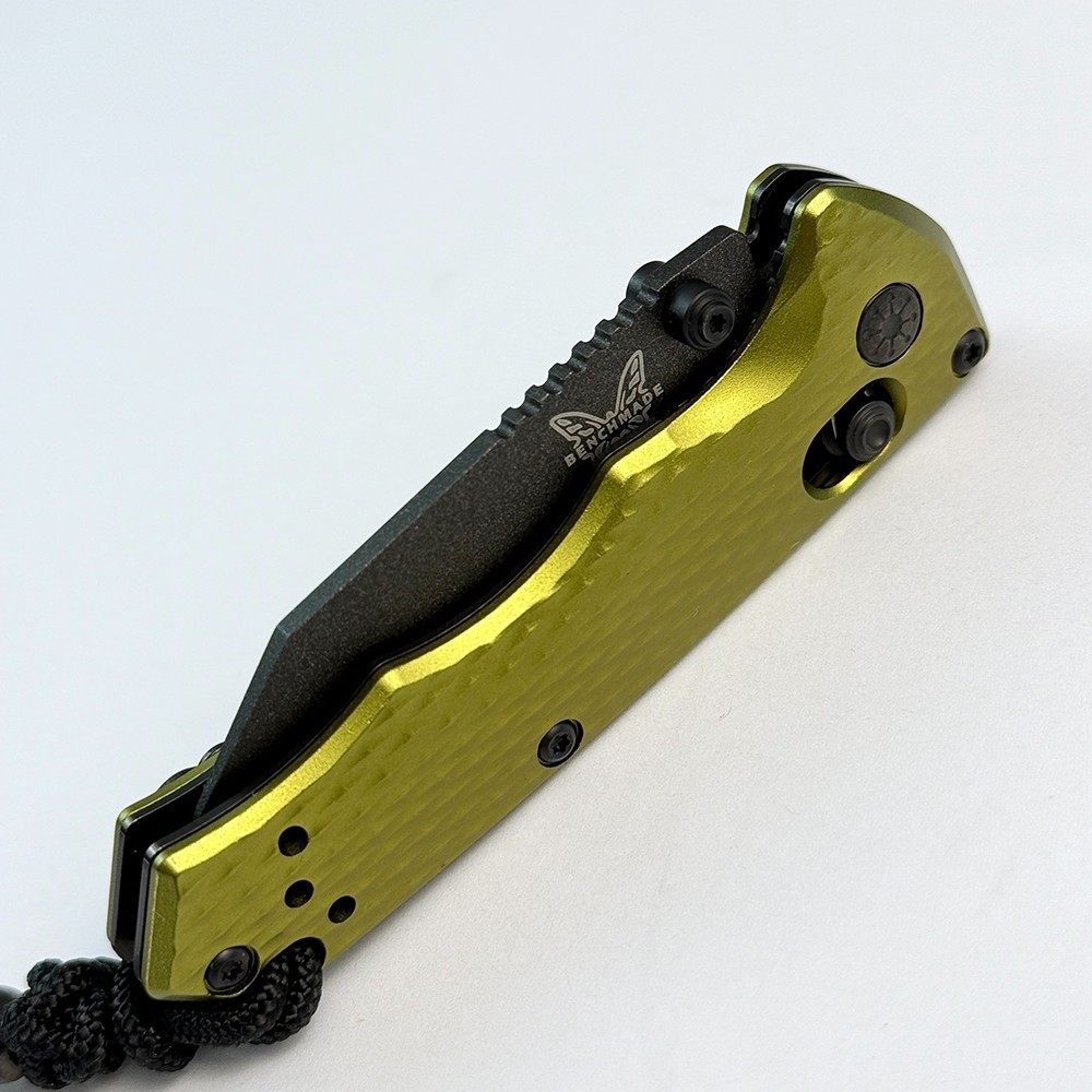 Benchmade Full Immunity 290BK-2 CPM-M4 Woodland Green Aluminum Pocket Knife