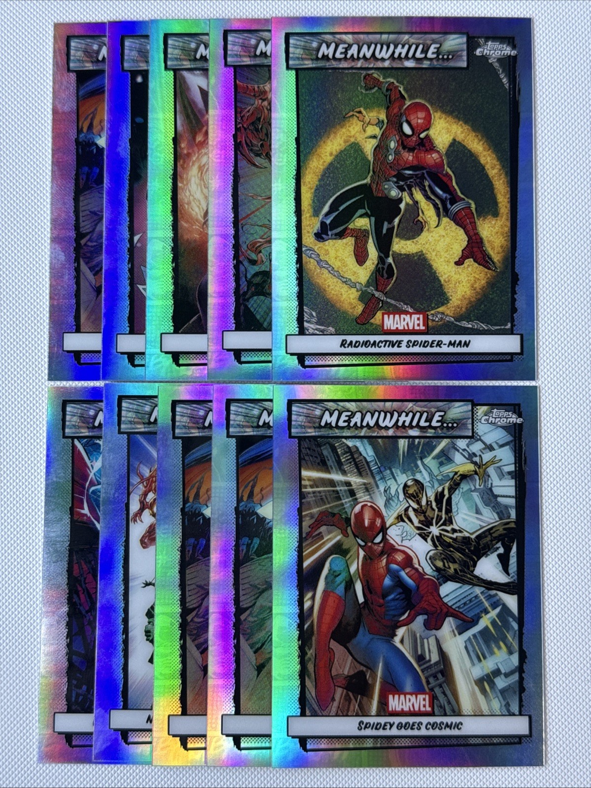 MEANWHILE… 2026 Topps Chrome Marvel Comics Insert Cards You Pick/Choose! READ*