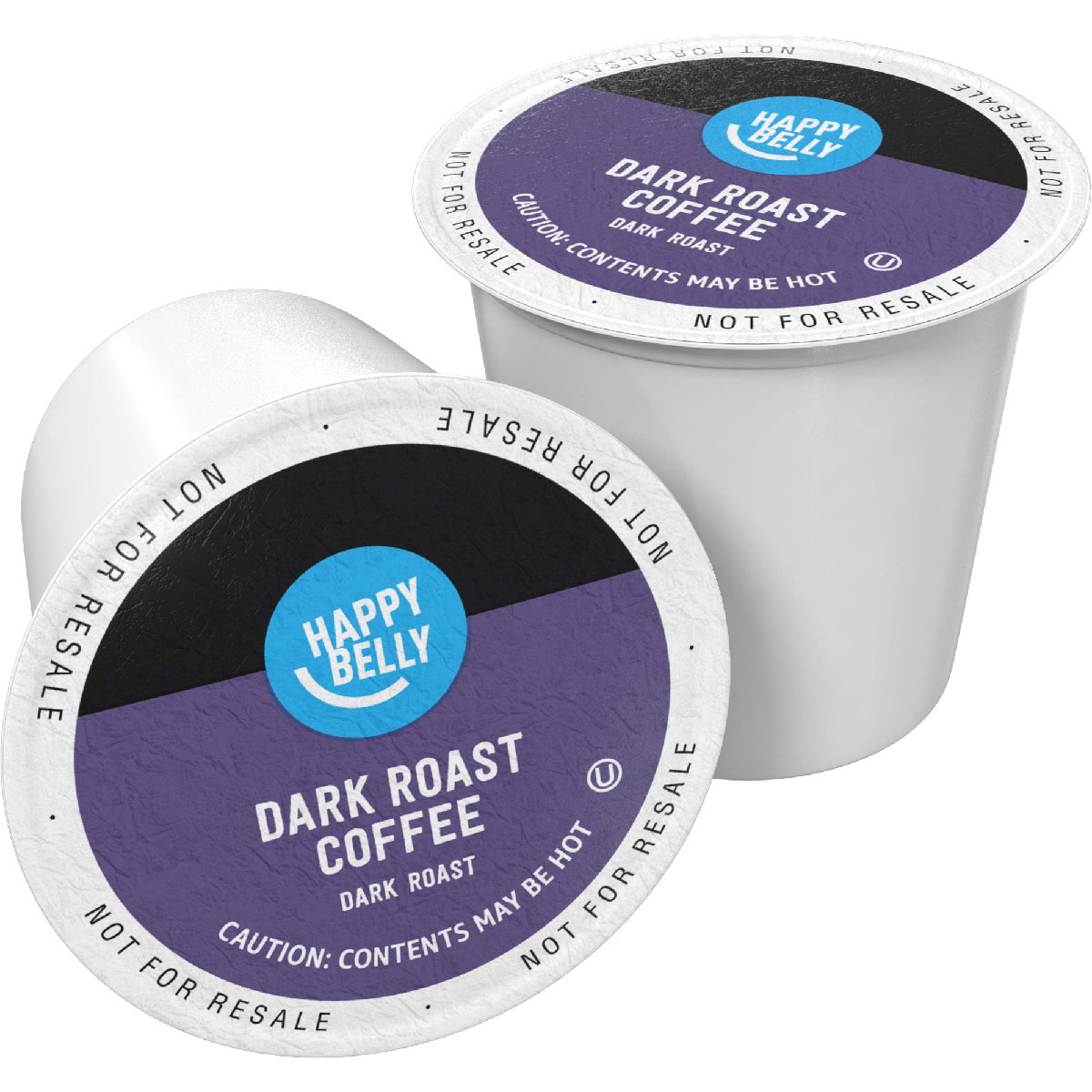 Retailer Brand – Happy Belly Dark Roast Coffee Pods Compatible Keurig 2.0 K-Cup