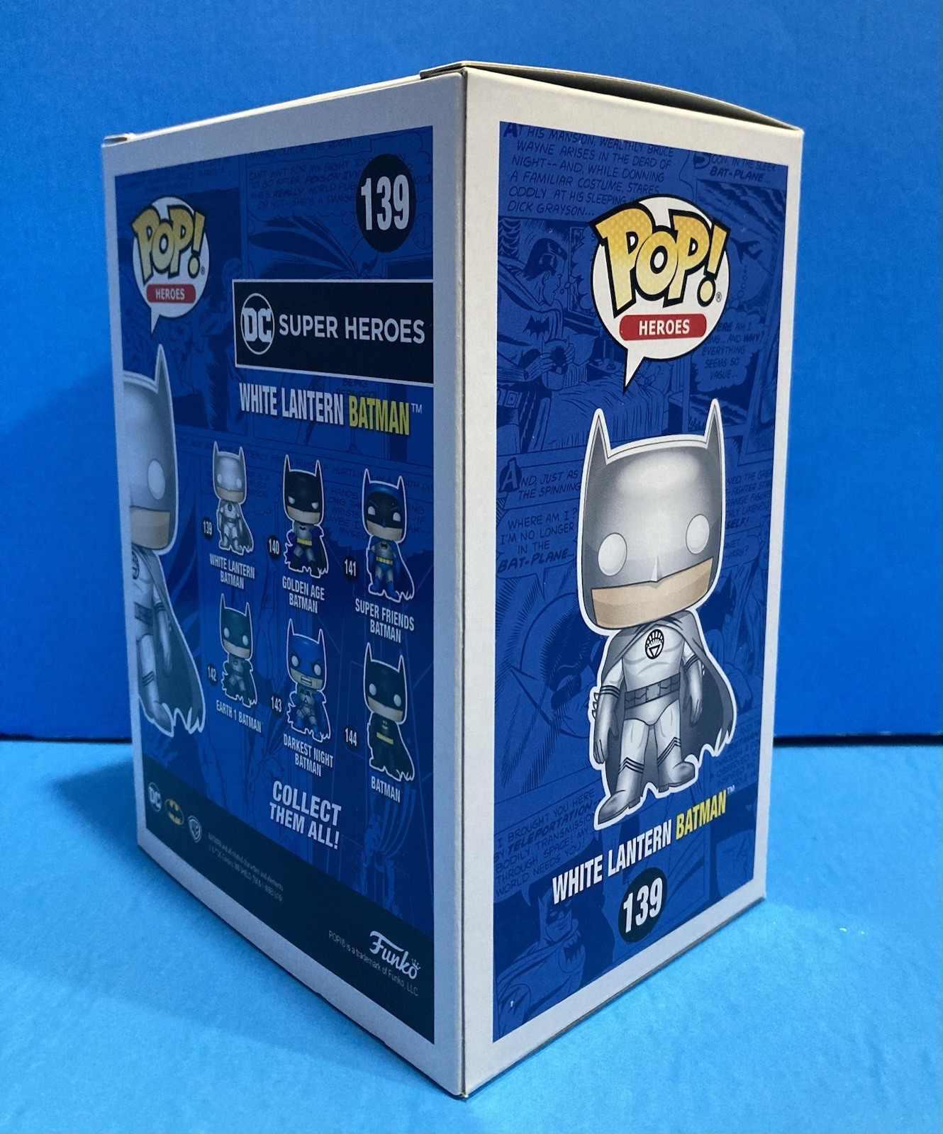 Funko Pop Heroes 139 White Lantern Batman New York Comic Con Limited Edition