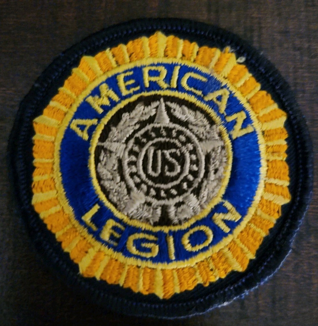 Vintage NOS American Legion Round Embroidered Patch 2.5”
