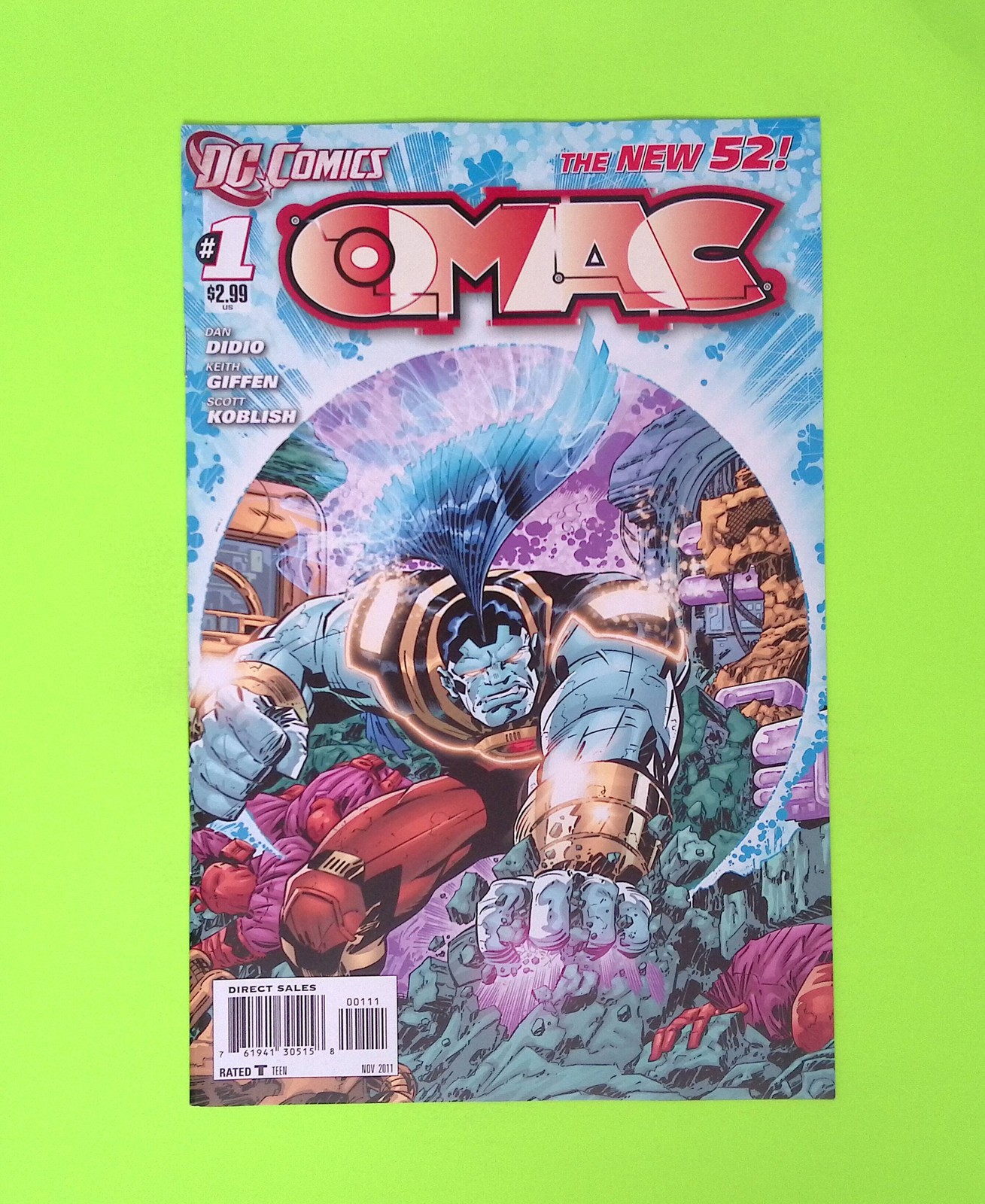 Omac #1 Vol. 3 2011 DC Comics 1st App Higher Grade Comic Book X268-86