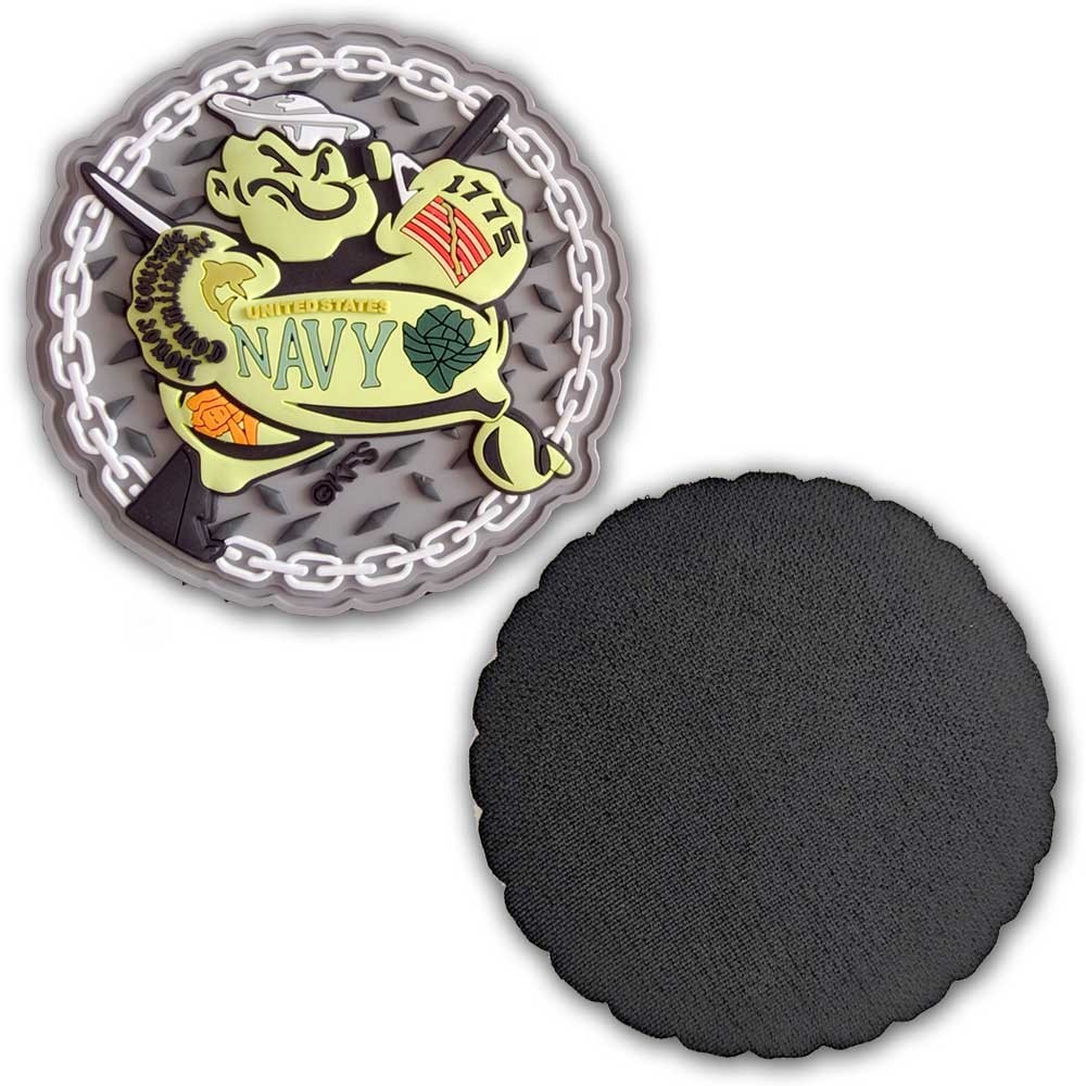 Popeye the Sailor Don’t Tread on Me 3.5″ Veteran Morale PVC Patch