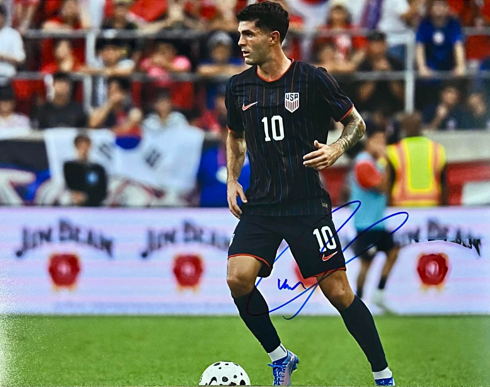 Christian Pulisic USA Soccer AC Milan Star Autographed 11×14 Photo Signed (#12)