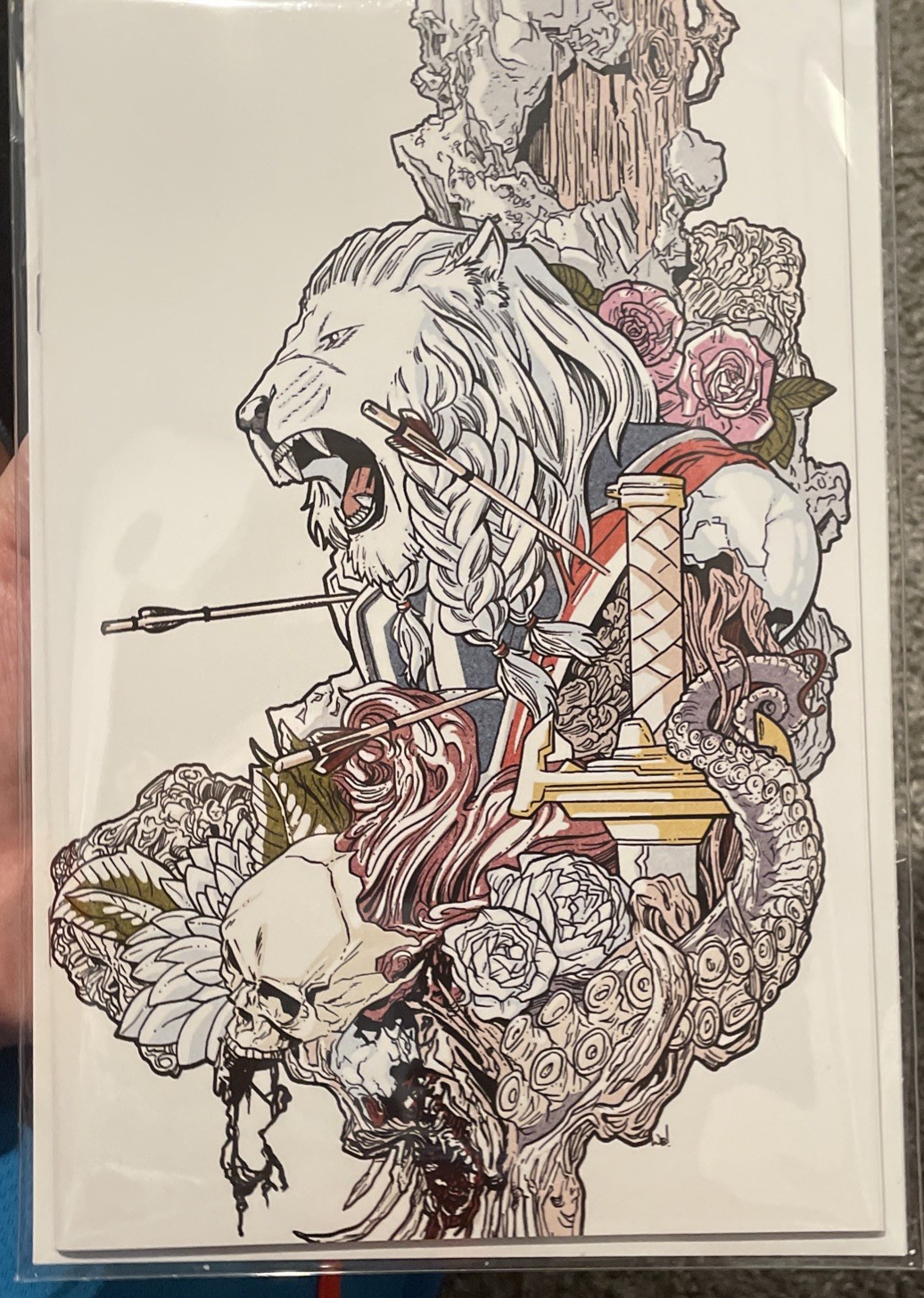 Invincible BATTLE BEAST #7 MEGACON VIRGIN EXCLUSIVE – WAITE – LTD 1000 w/COA.