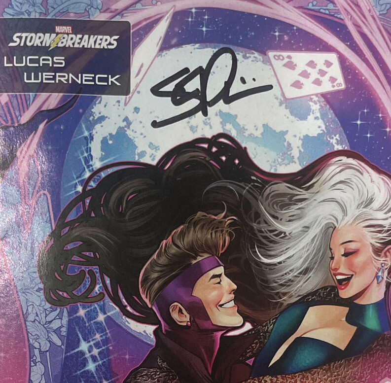 ROGUE & GAMBIT #1 LUCAS WERNECK VARIANT SIGNED BY STEPHANIE PHILLIPS