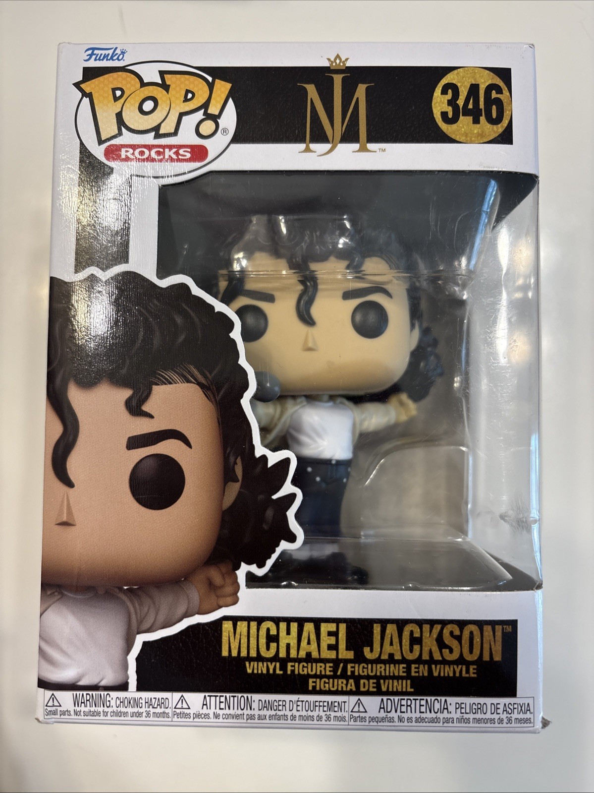 Funko Pop! Vinyl: Michael Jackson – Michael Jackson #346 New Open Box