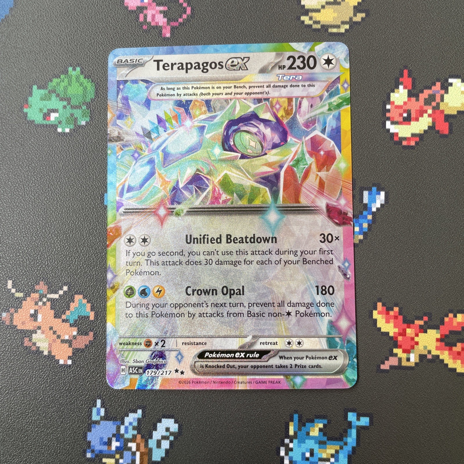 Pokemon TCG – Terapagos ex ME: Ascended Heroes 179/217 NM