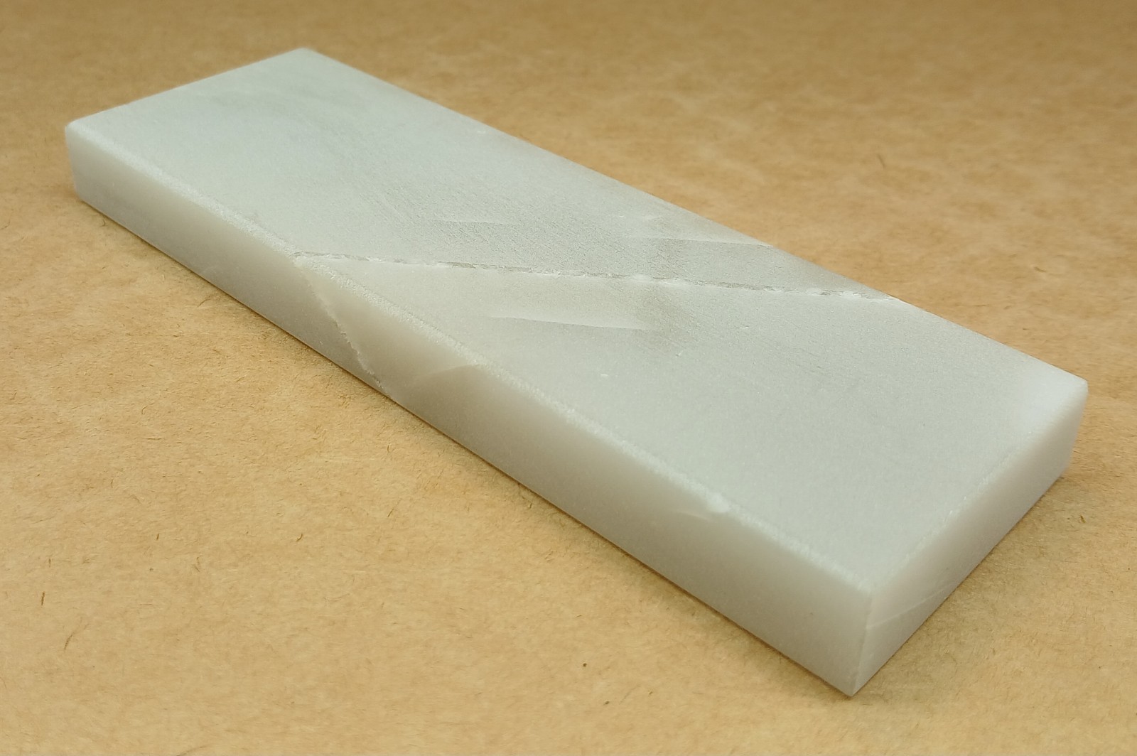 6″x 2″ x 1/2″ Translucent Hard Arkansas XX Fine Oilstone, Knife Sharpening Stone