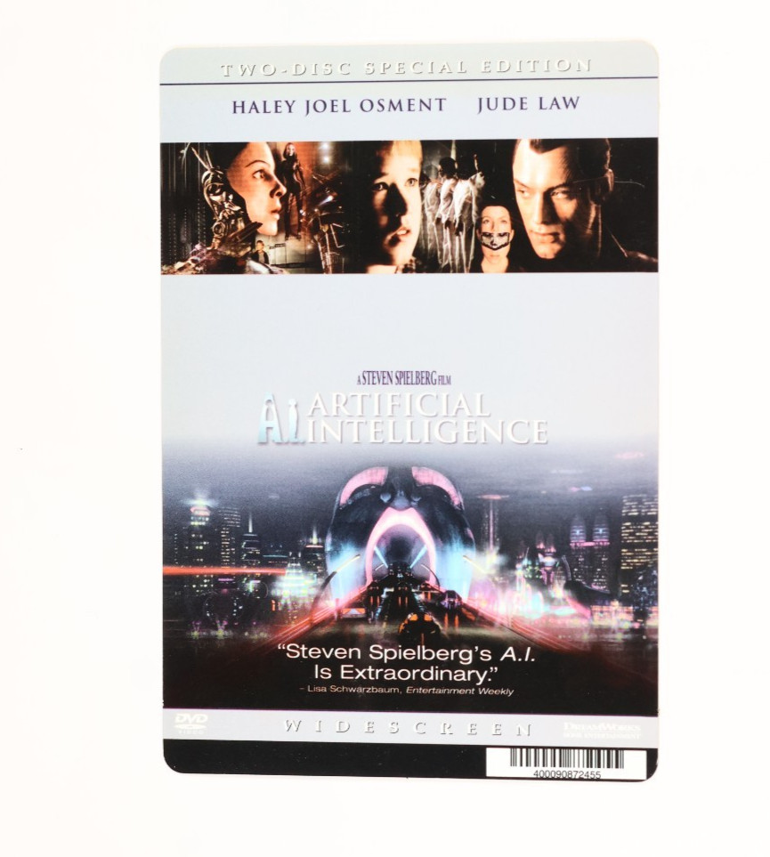 Blockbuster Video Display Backer Card – A.I. Artificial Intelligence – NO MOVIE