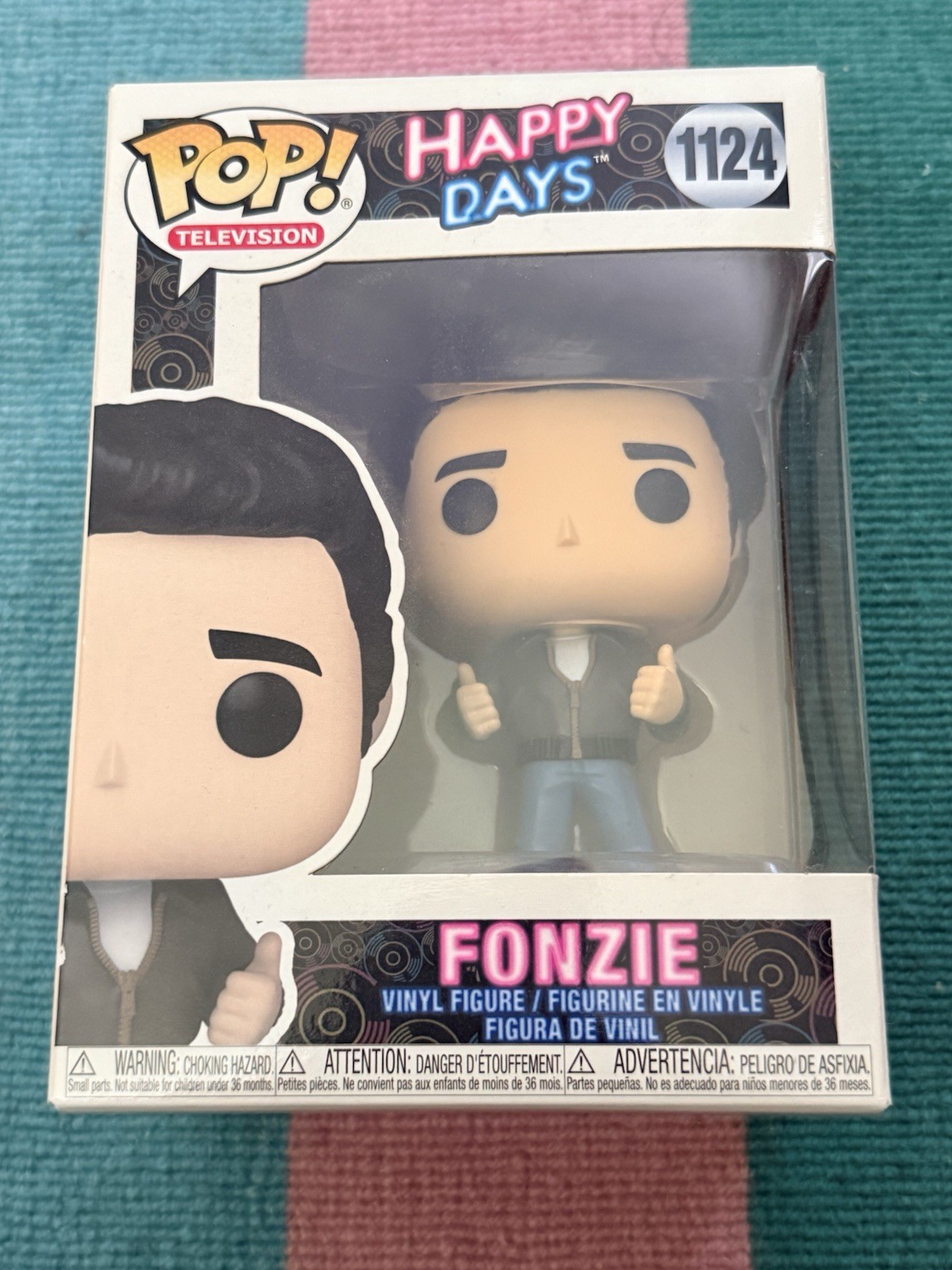 Funko Pop! Vinyl Happy Days Fonzie 1124 Figure Toy NIB New in Box Unopened