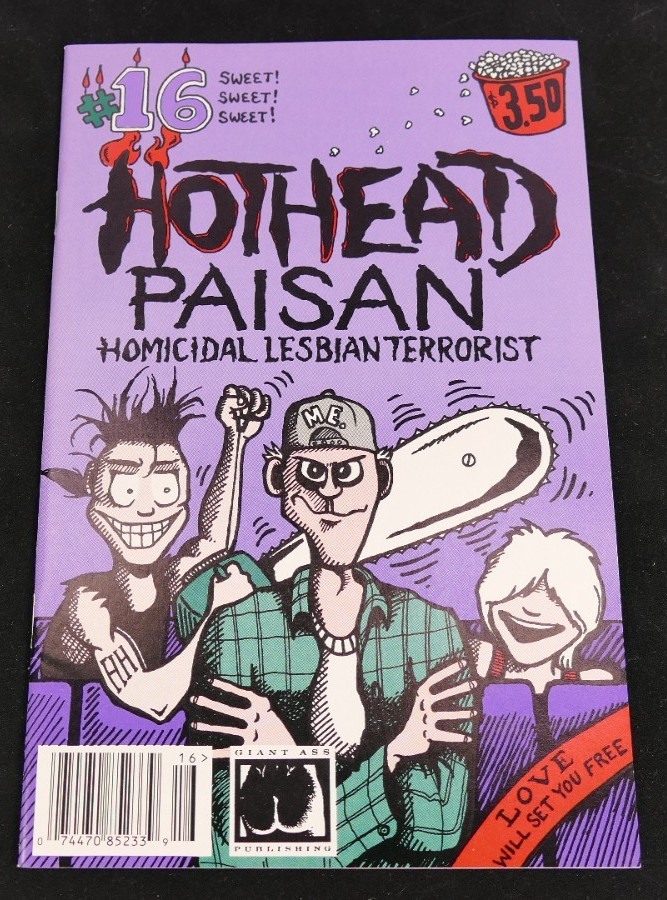 HOTHEAD PAISAN #16 Underground Comic – NEAR MINT – 1st Print LGBTQ Lesbian Comix